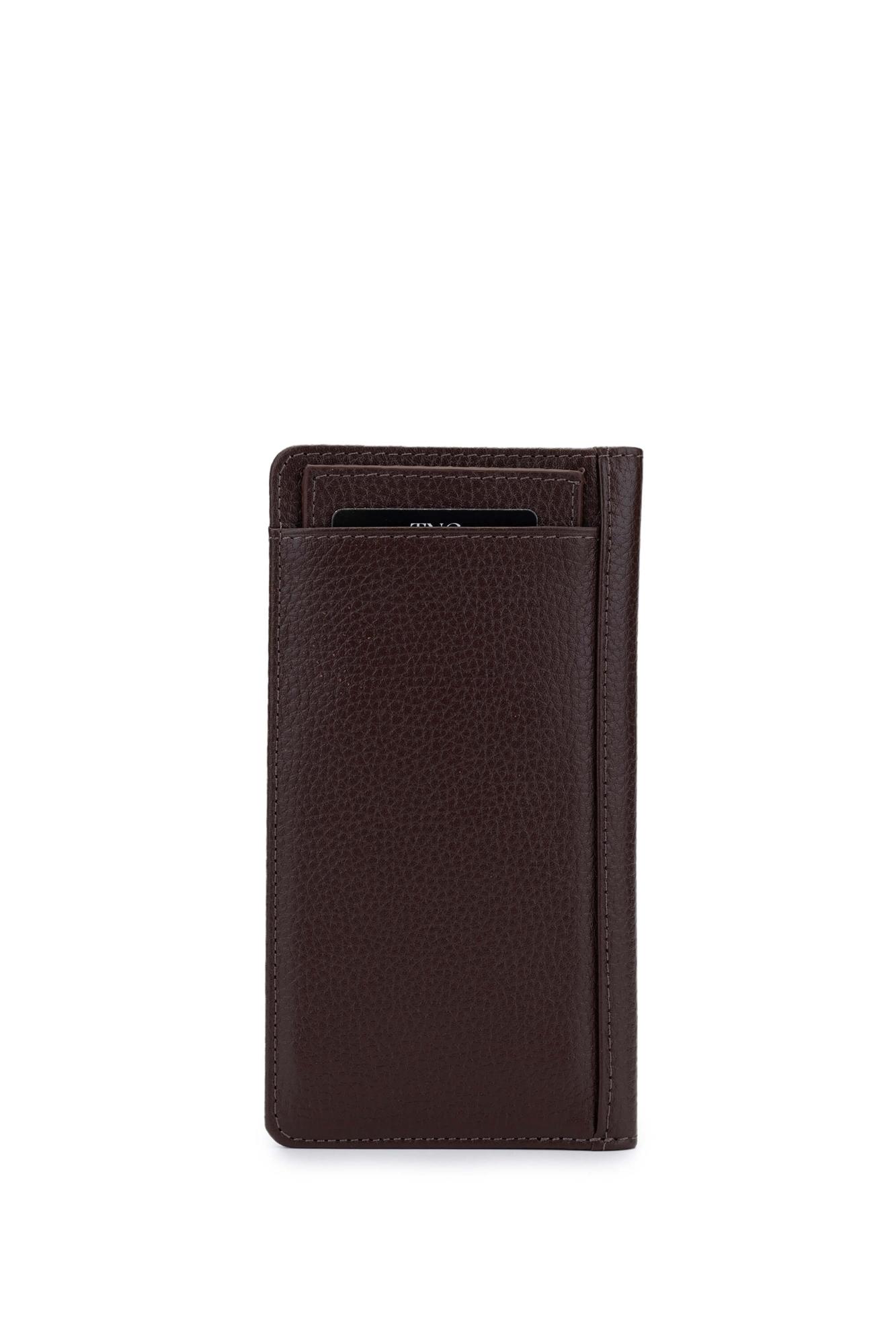 Tamer Tanca Erkek Hakiki Deri Kahverengi Cüzdan Cuzdan