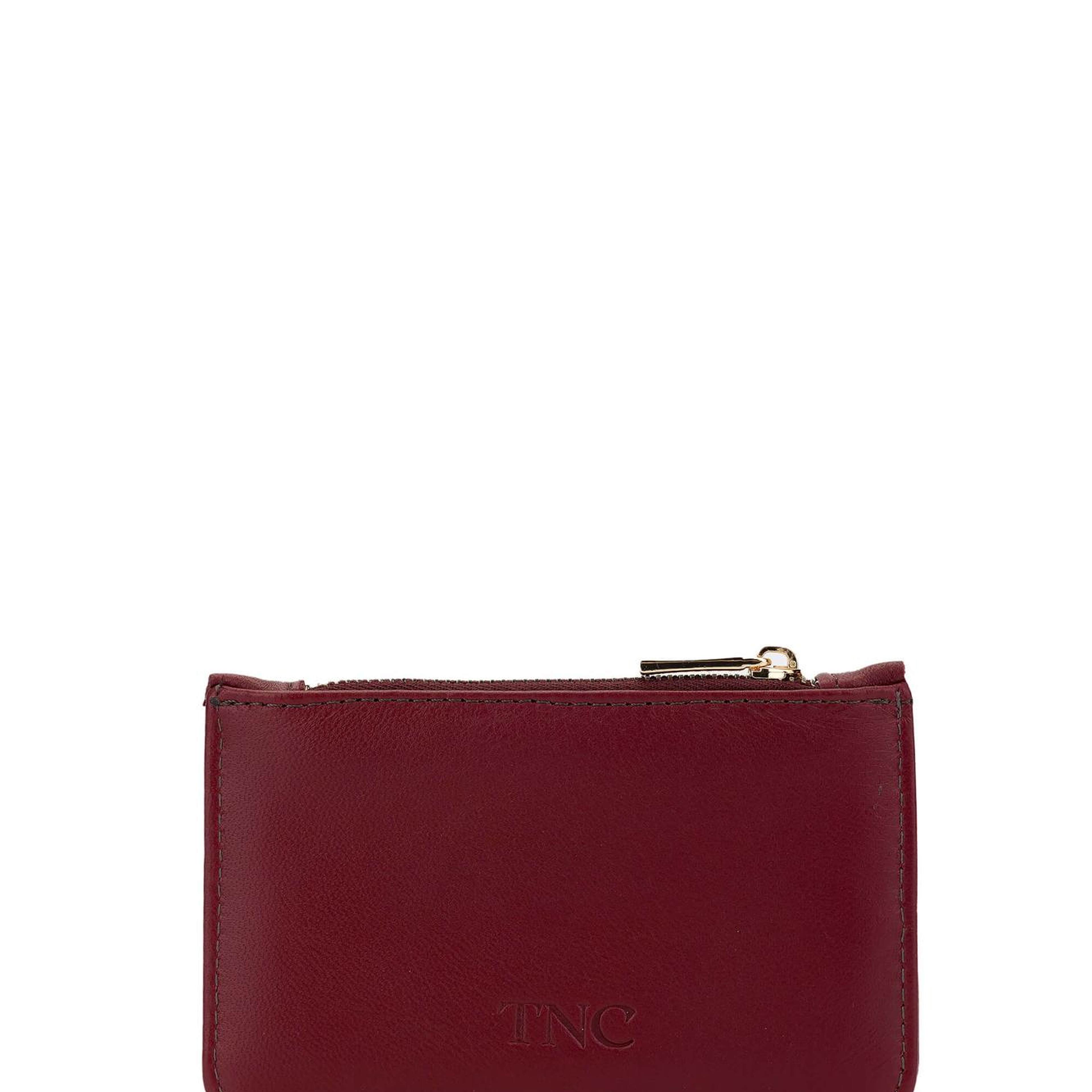 Tamer Tanca Unisex Hakiki Deri Bordo Kartlık