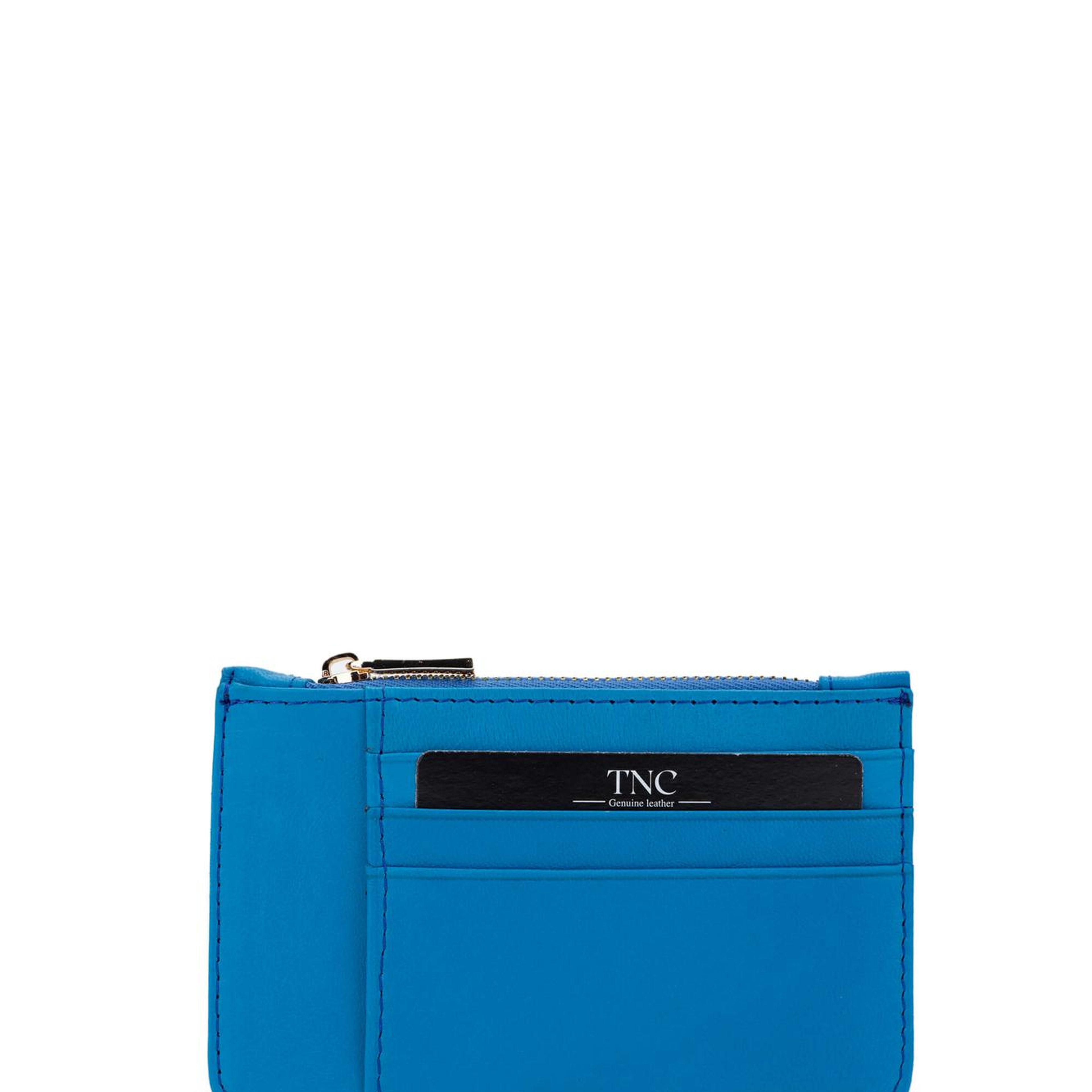 Tamer Tanca Unisex Hakiki Deri Mavi Kartlık