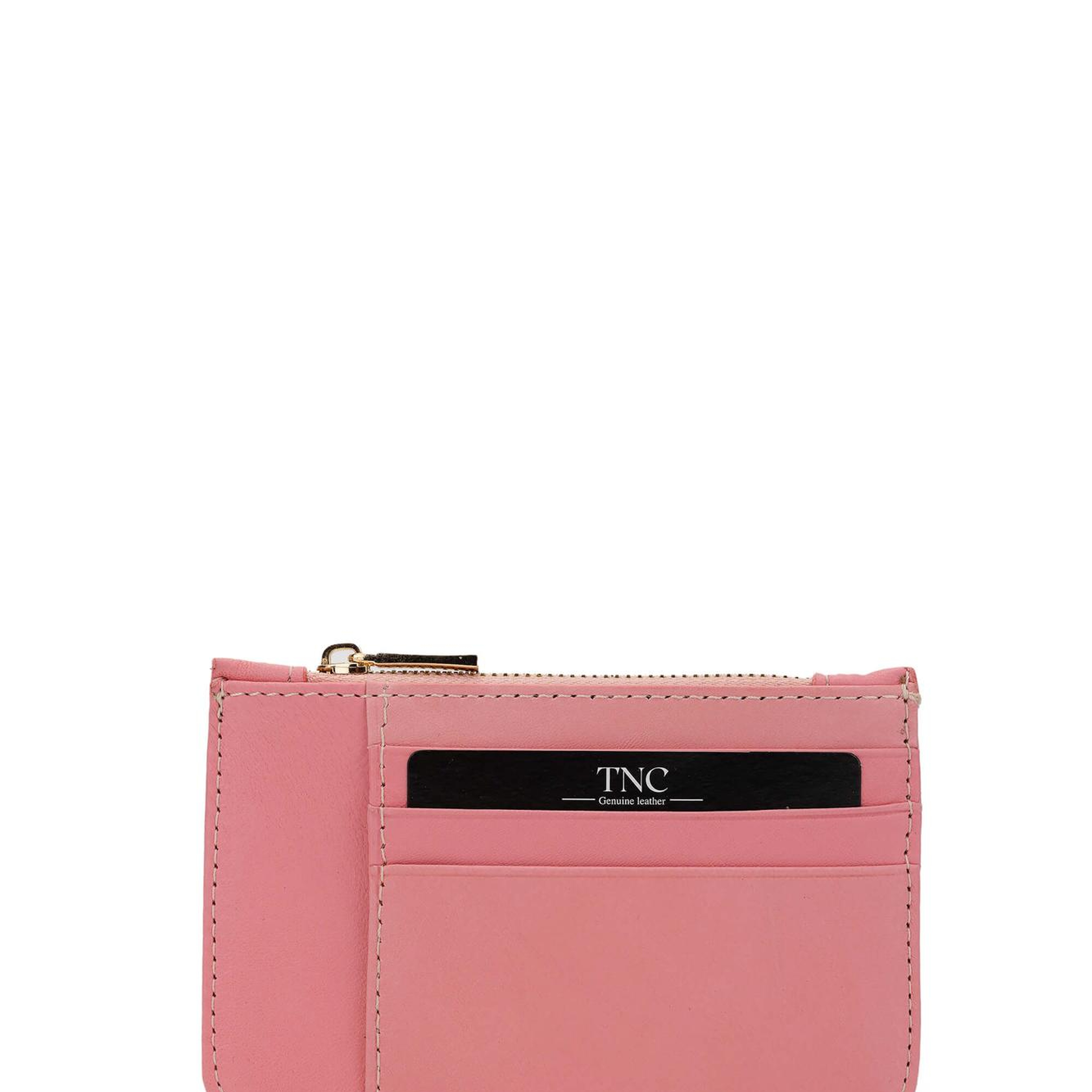 Tamer Tanca Unisex Hakiki Deri Pembe Kartlık