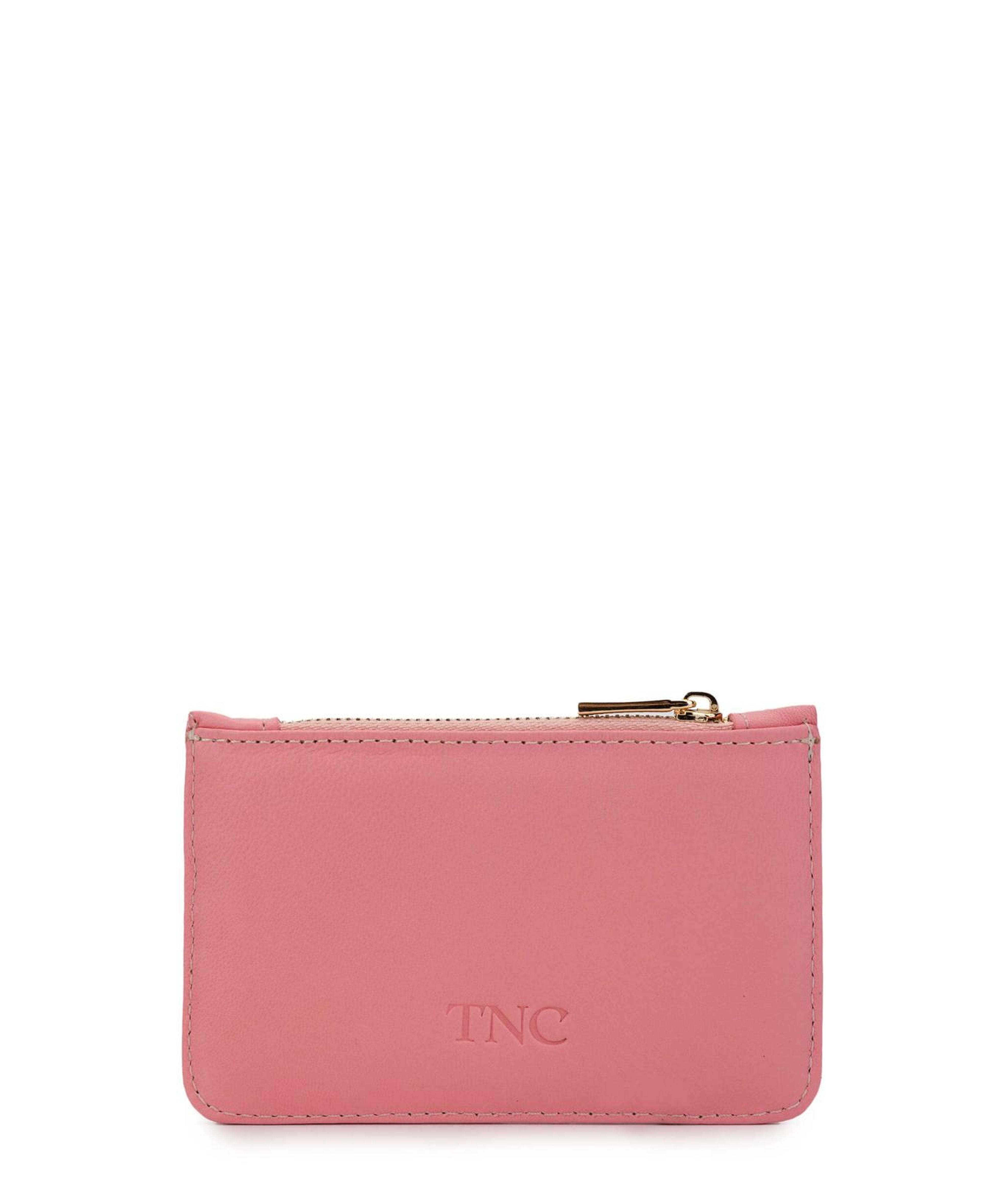 Tamer Tanca Unisex Hakiki Deri Pembe Kartlık
