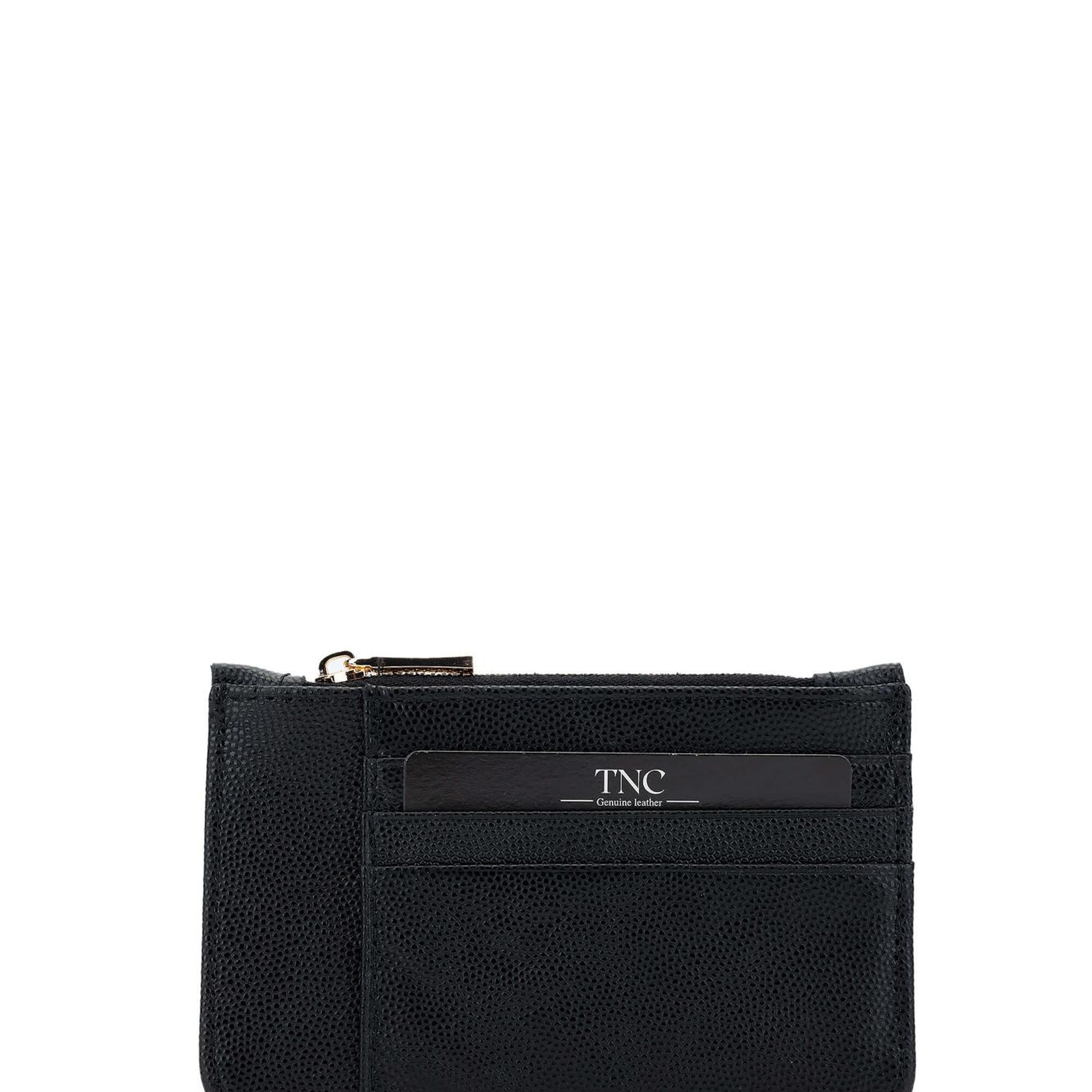 Tamer Tanca Unisex Hakiki Deri Siyah Havyar Kartlık