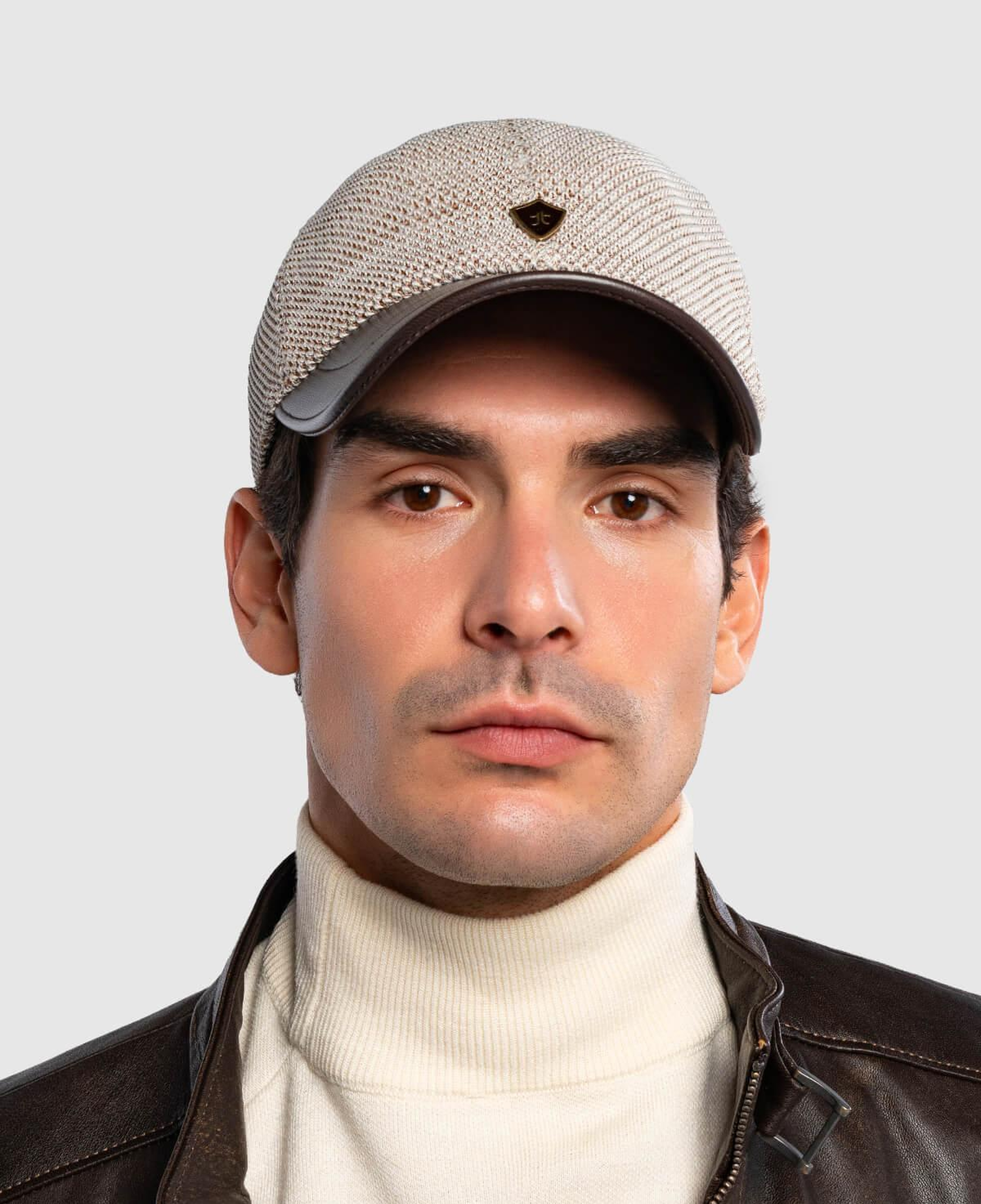 Tamer Tanca Erkek Hakiki Deri Kahverengi Şapka