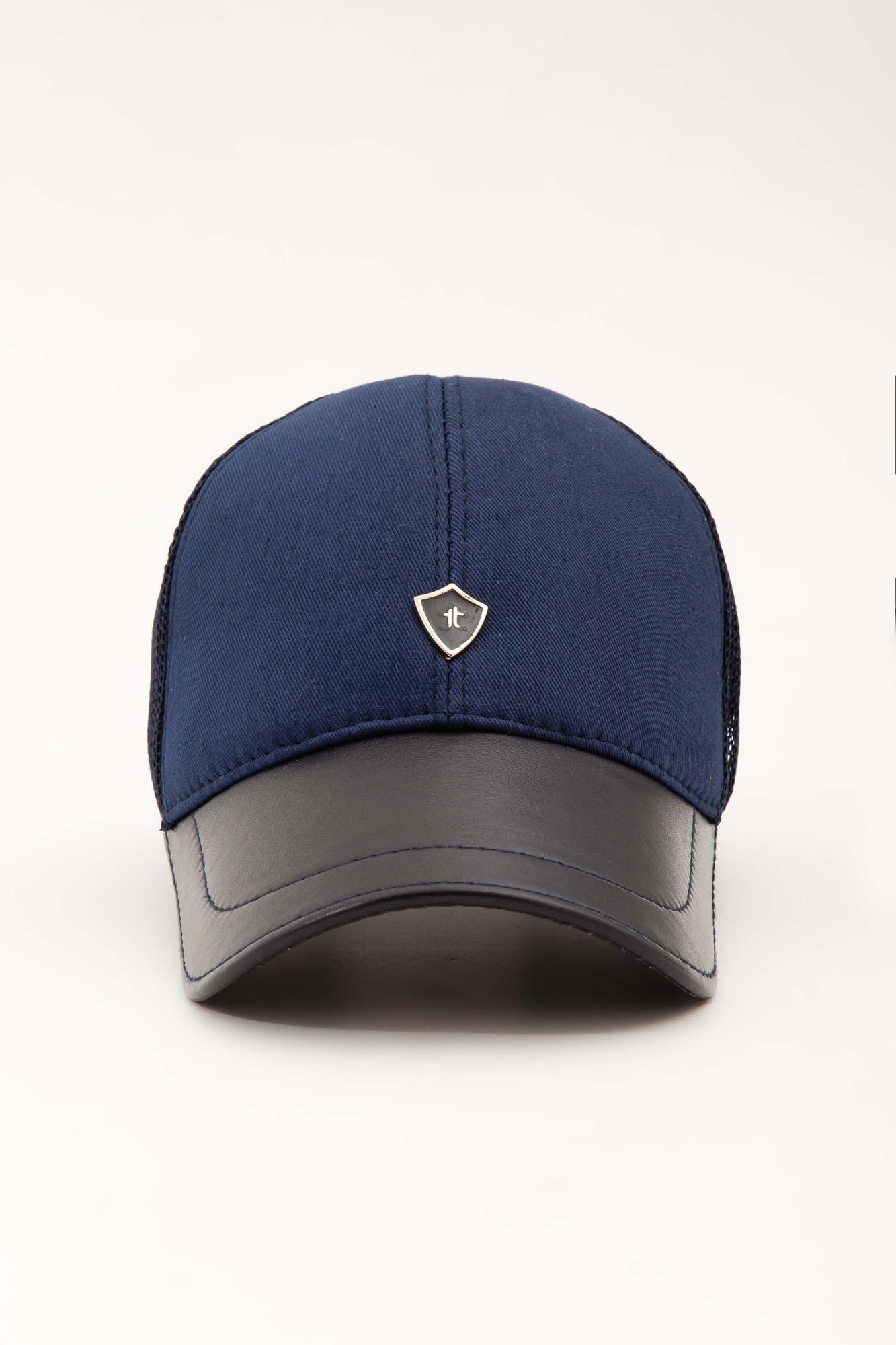 Tamer Tanca Erkek Kumaş Lacivert Şapka