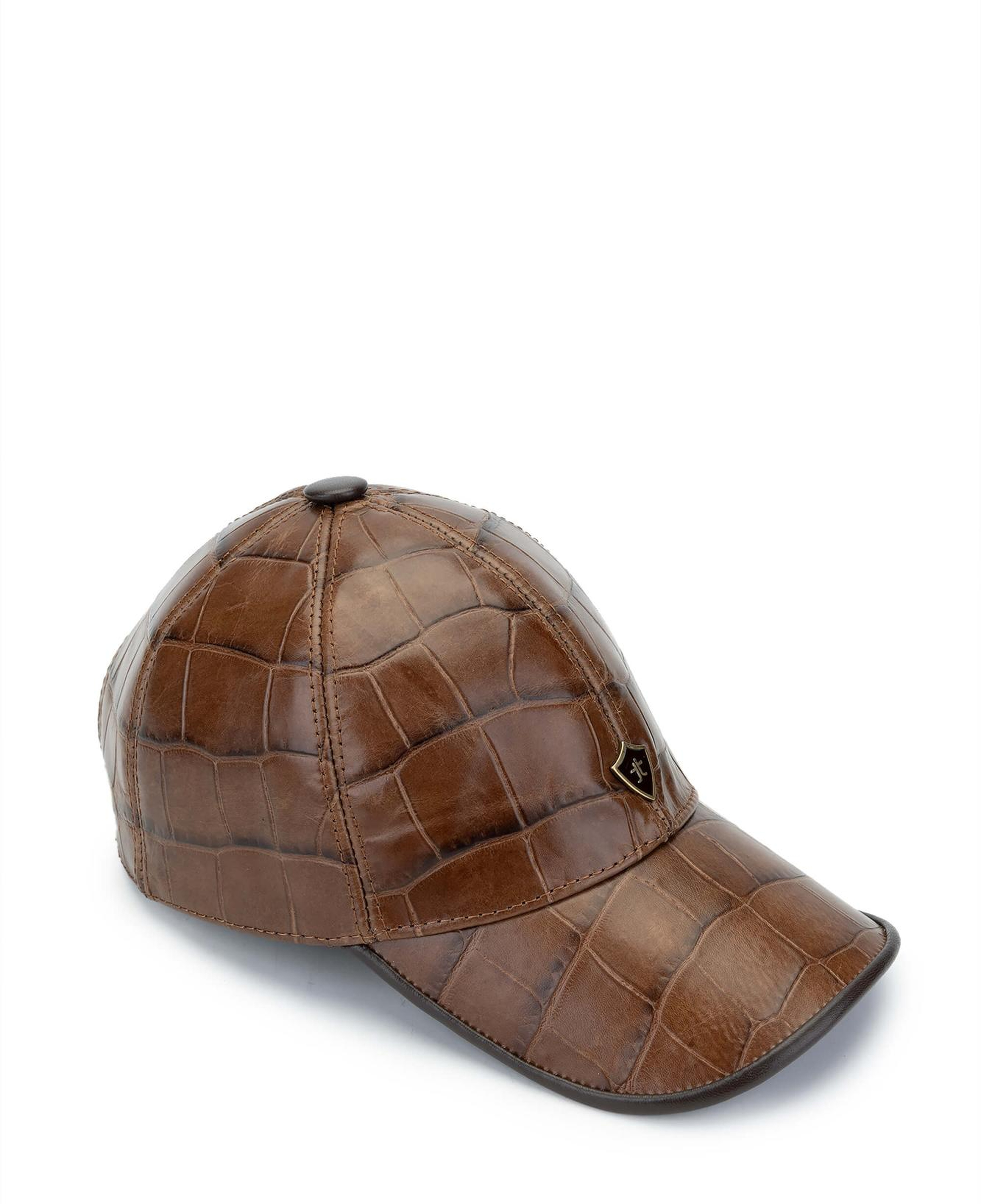 Tamer Tanca Erkek Hakiki Deri Taba Beyzbol Şapka