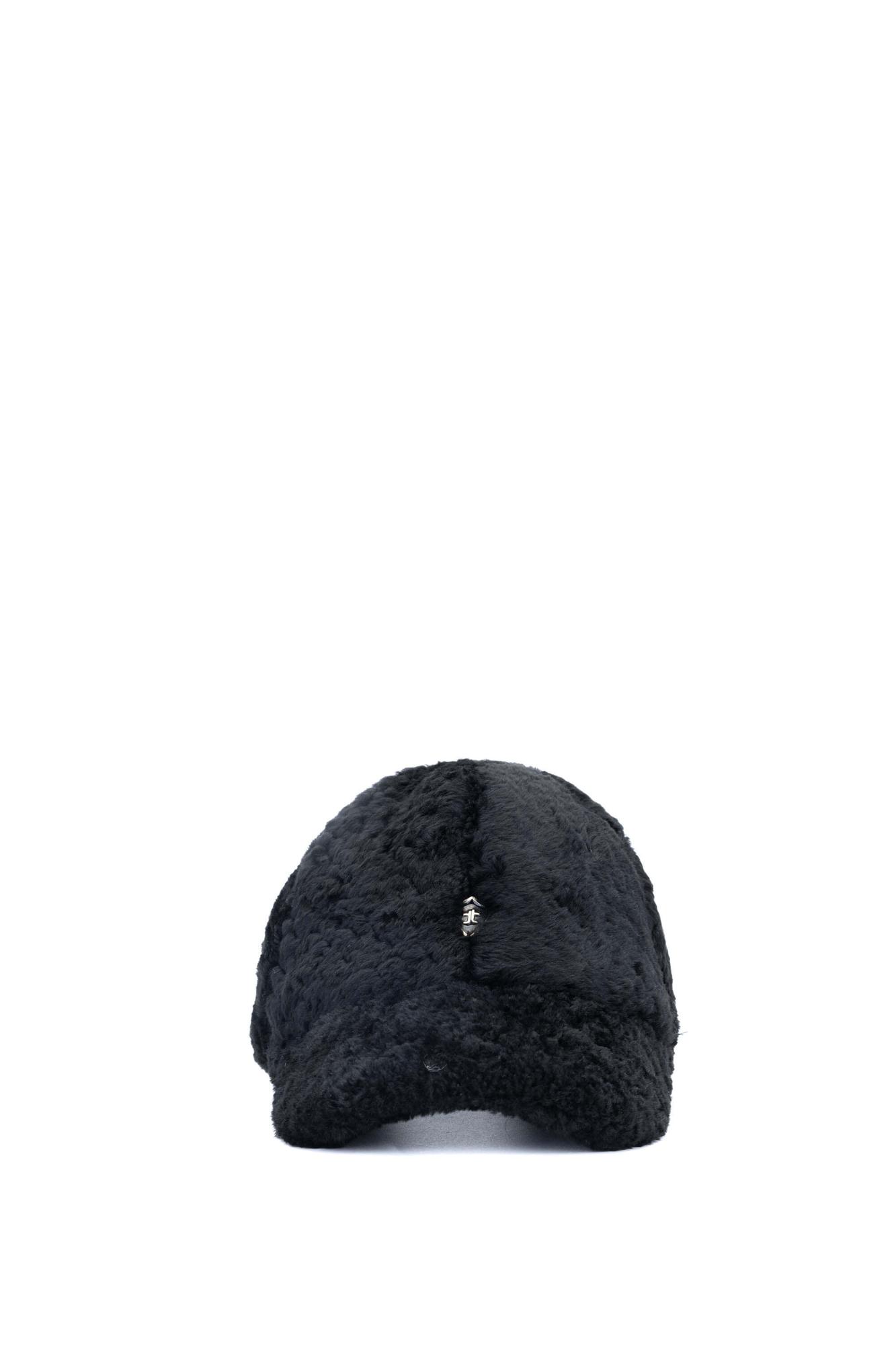 Tamer Tanca Unisex Kürk Siyah Şapka