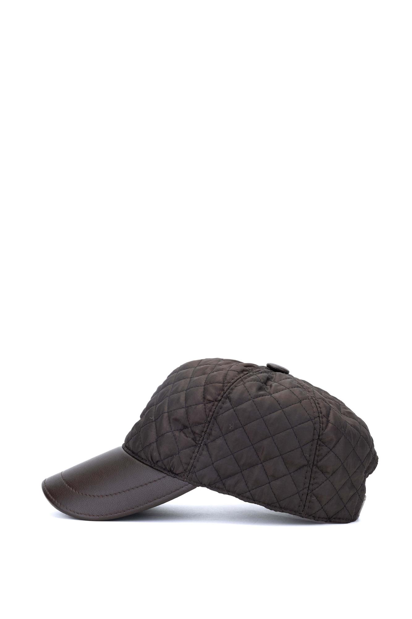 Tamer Tanca Erkek Tekstil Deri Kahverengi Şapka