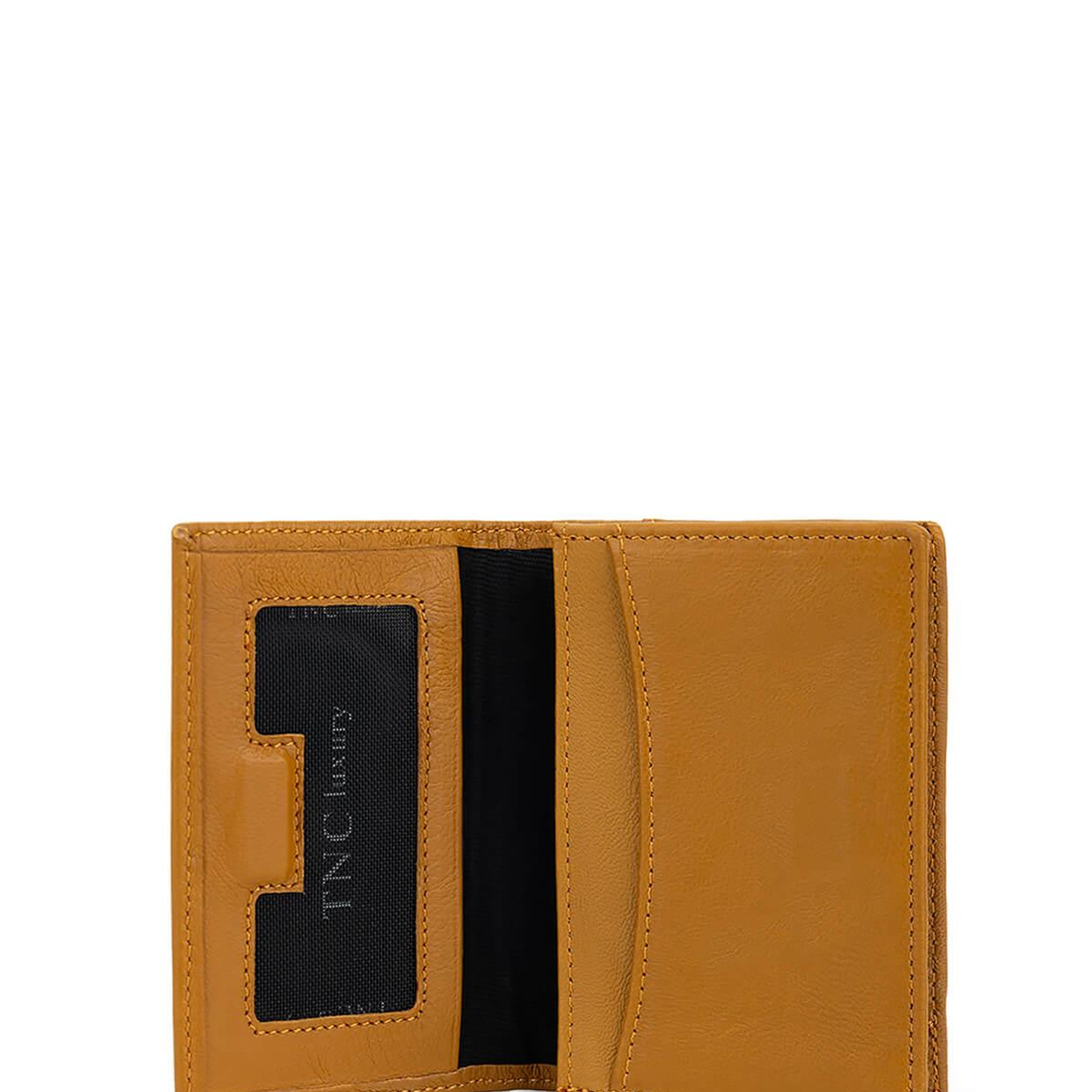 Tamer Tanca Erkek Hakiki Deri Koyu Hardal Kartlık