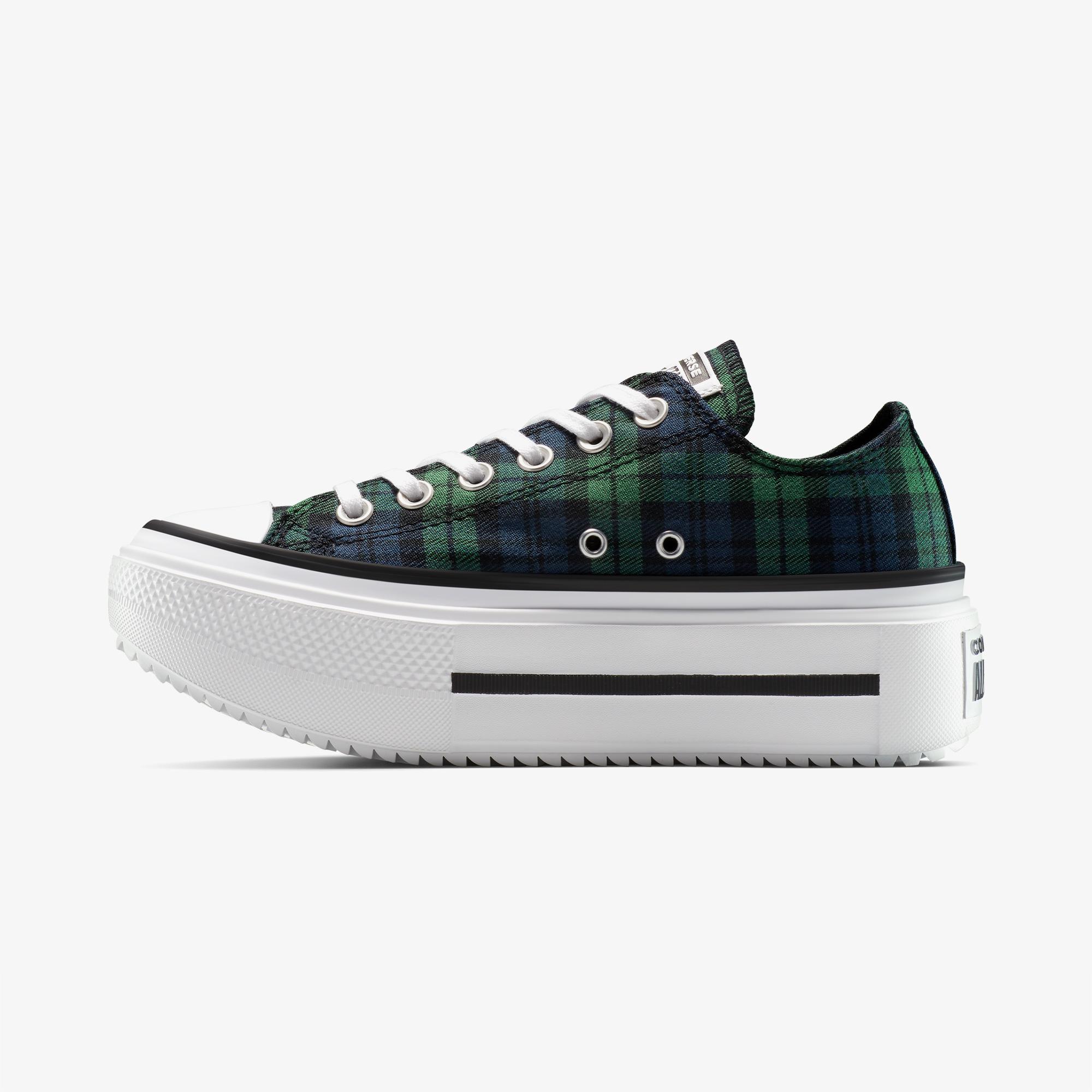 Converse Chuck Taylor All Star Lift Double Stack Platform Unisex Koyu Yeşil Sneaker