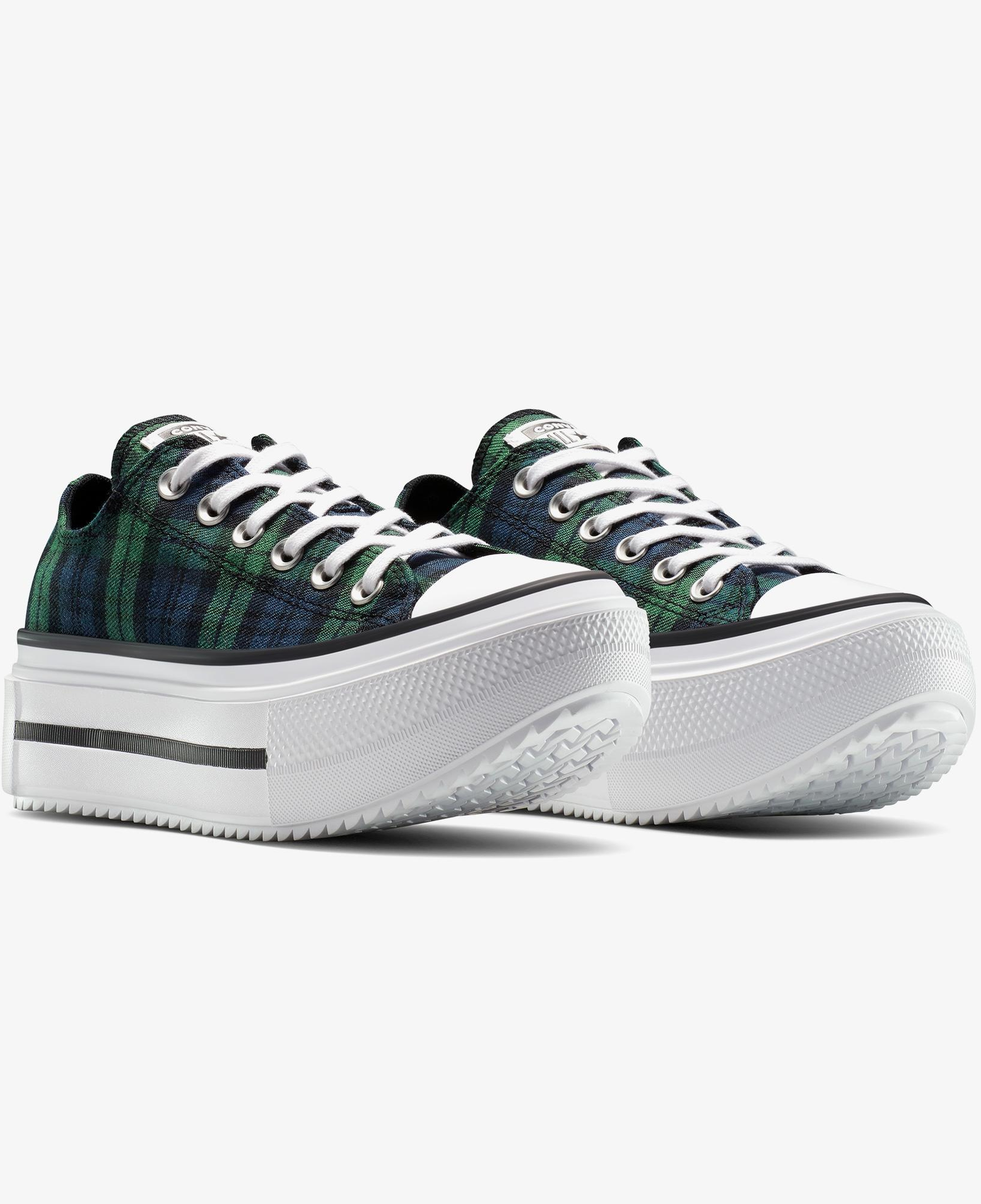 Converse Chuck Taylor All Star Lift Double Stack Platform Unisex Koyu Yeşil Sneaker