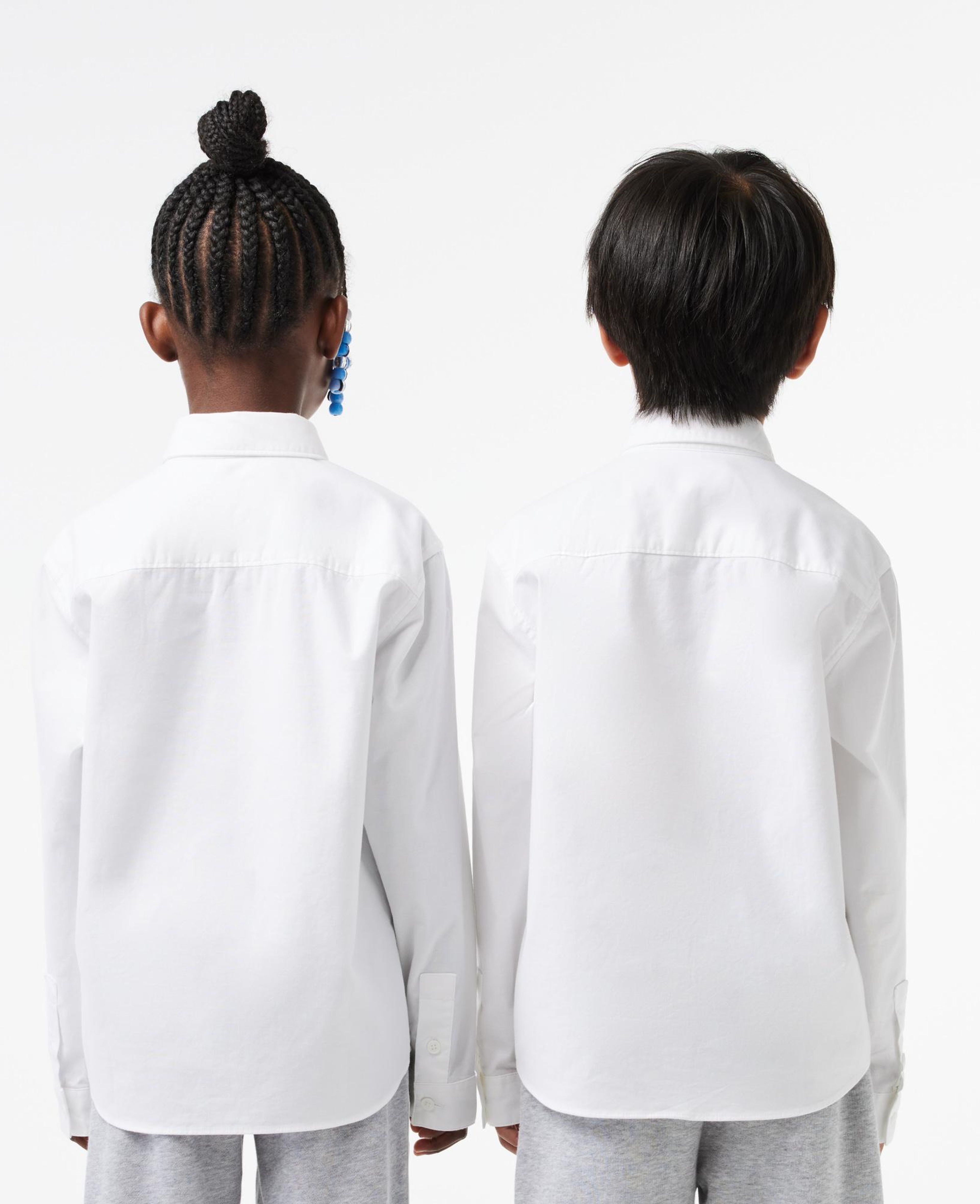 Lacoste Çocuk Uzun Kollu Beyaz Gömlek