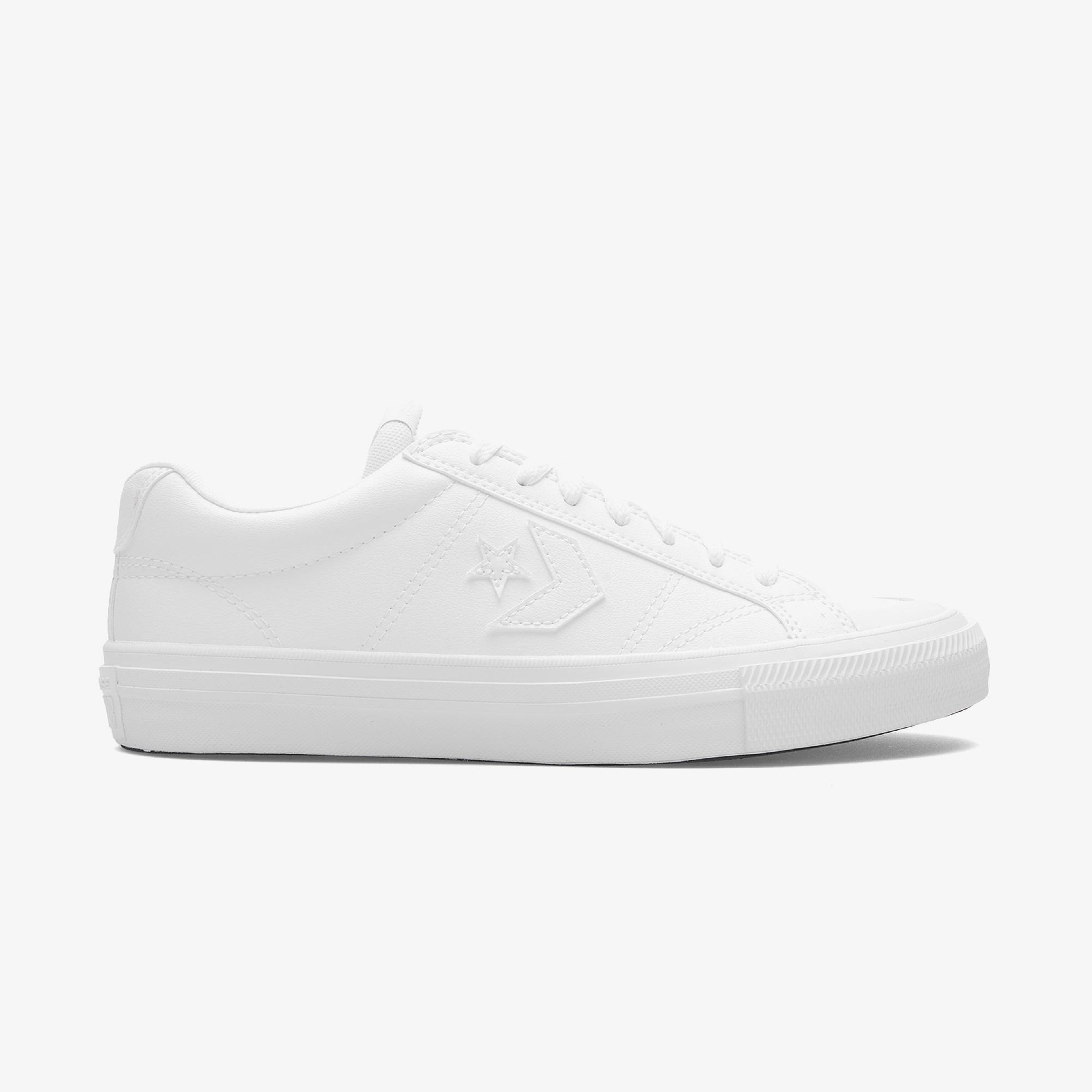 Converse Sport Casual Faux Leather Unisex Beyaz Sneaker