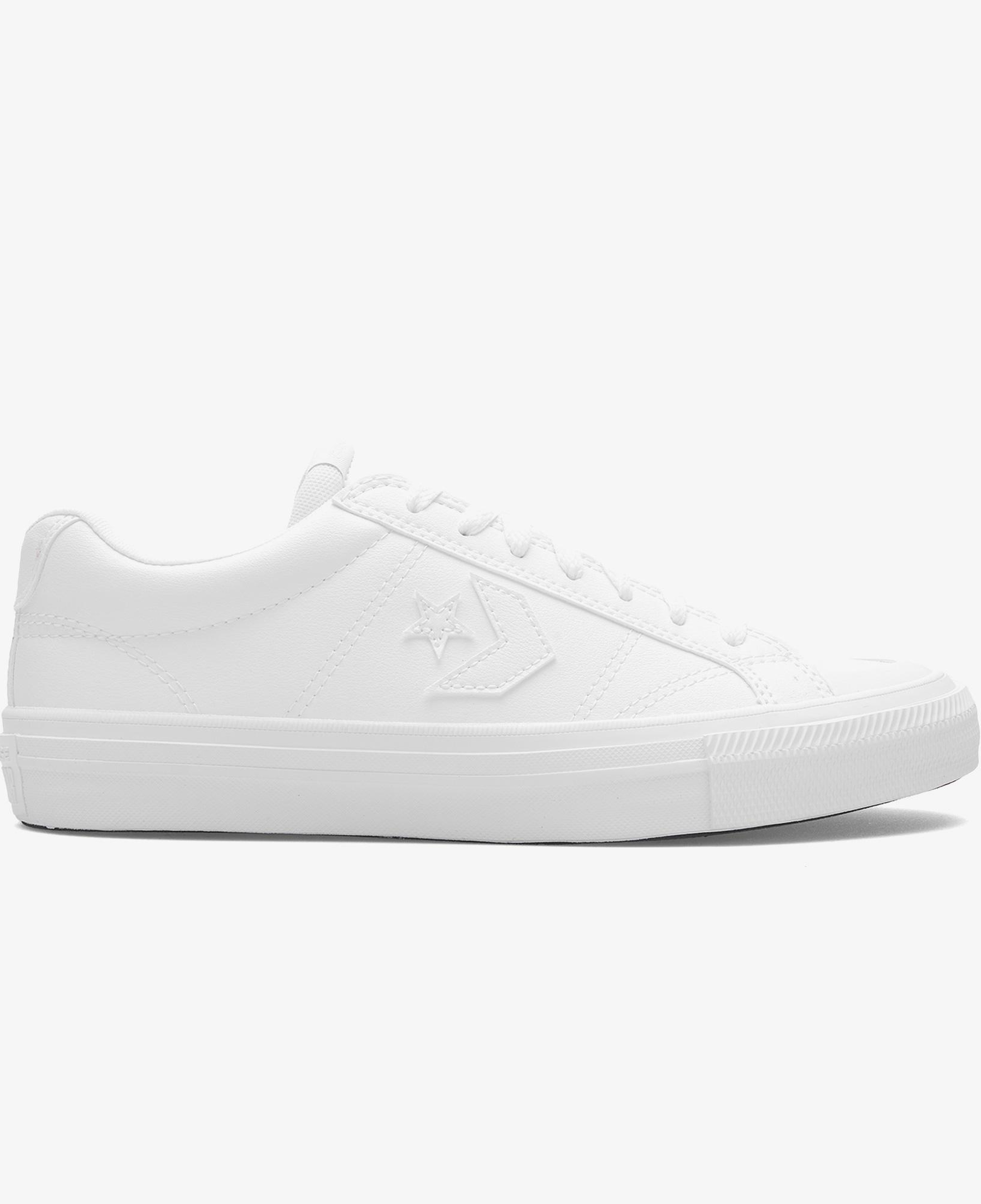 Converse Sport Casual Faux Leather Unisex Beyaz Sneaker