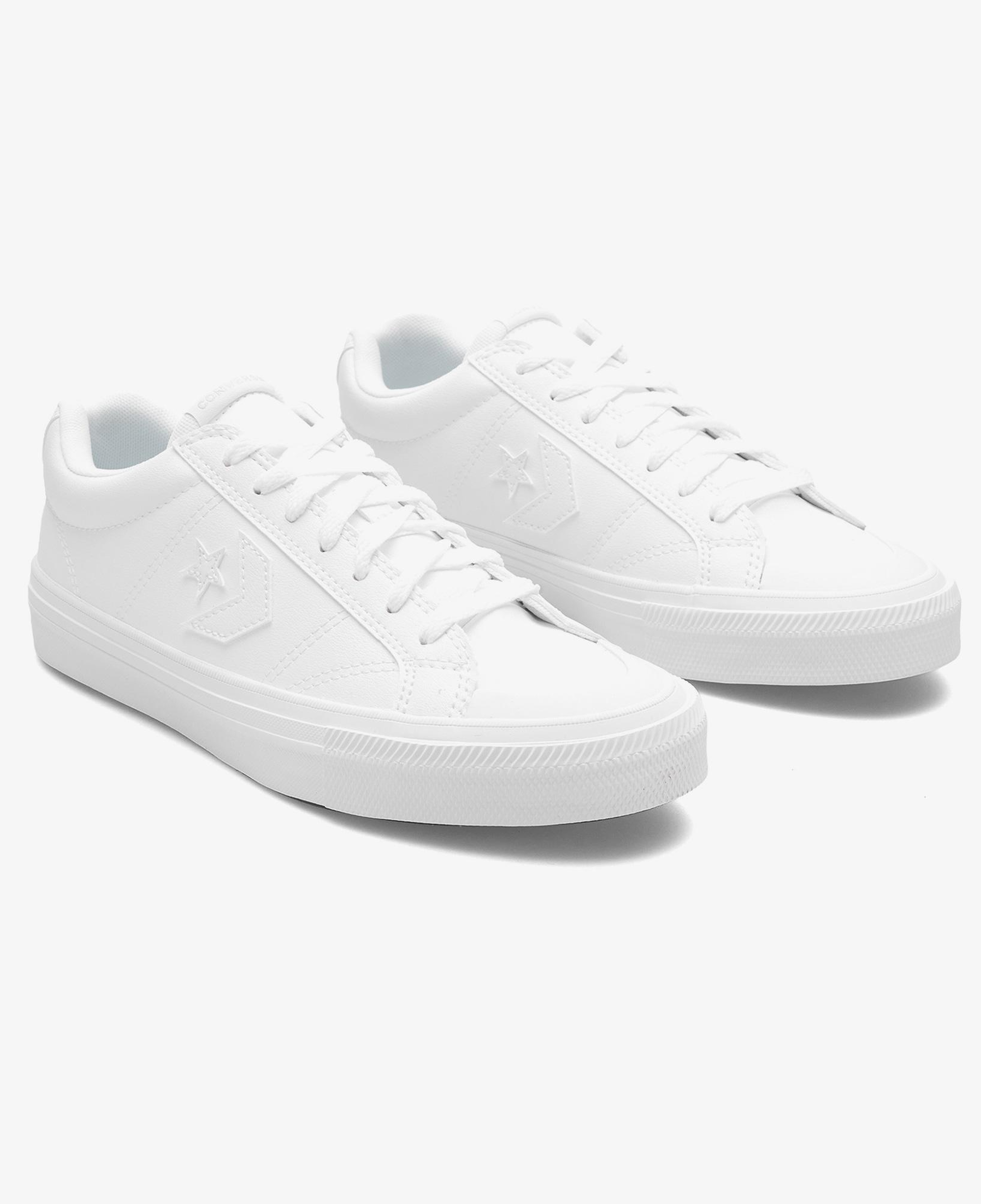 Converse Sport Casual Faux Leather Unisex Beyaz Sneaker