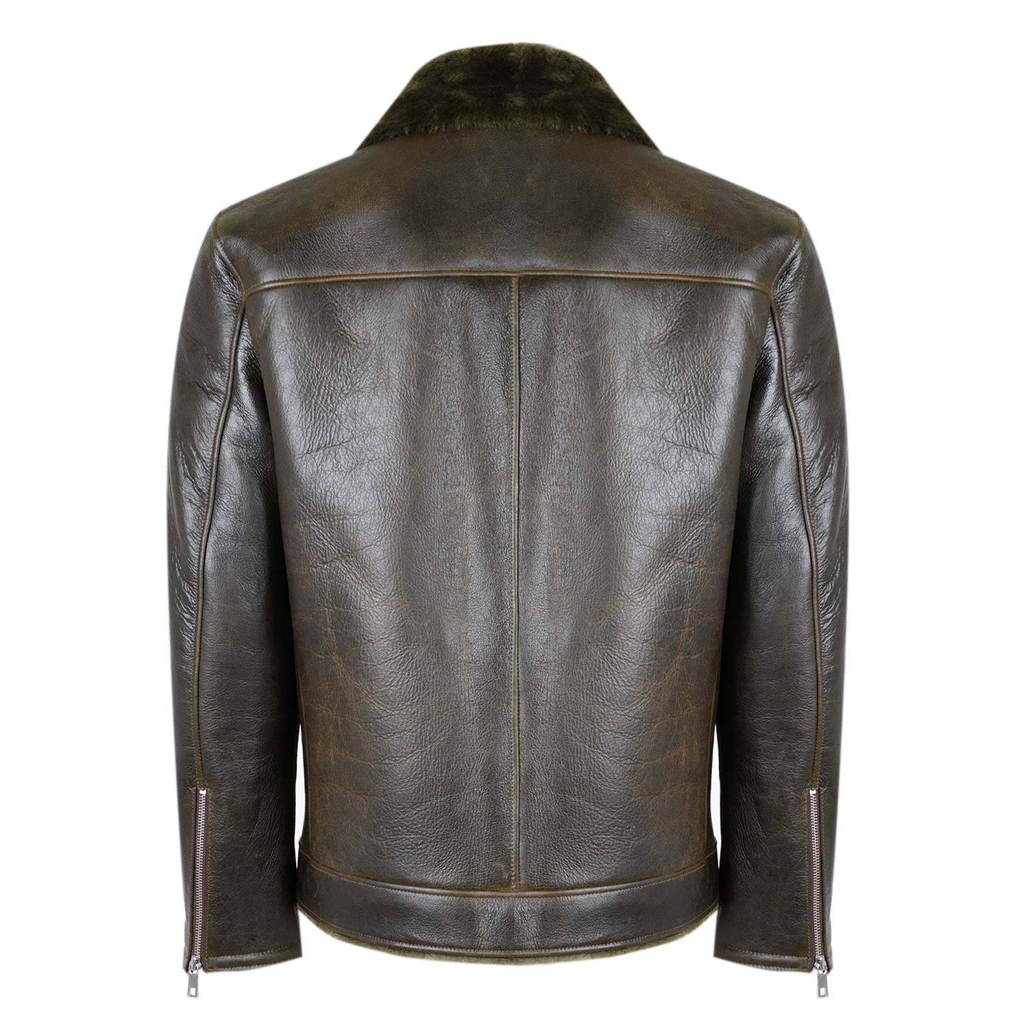 Ariance Yeşil Erkek Kürk Mont