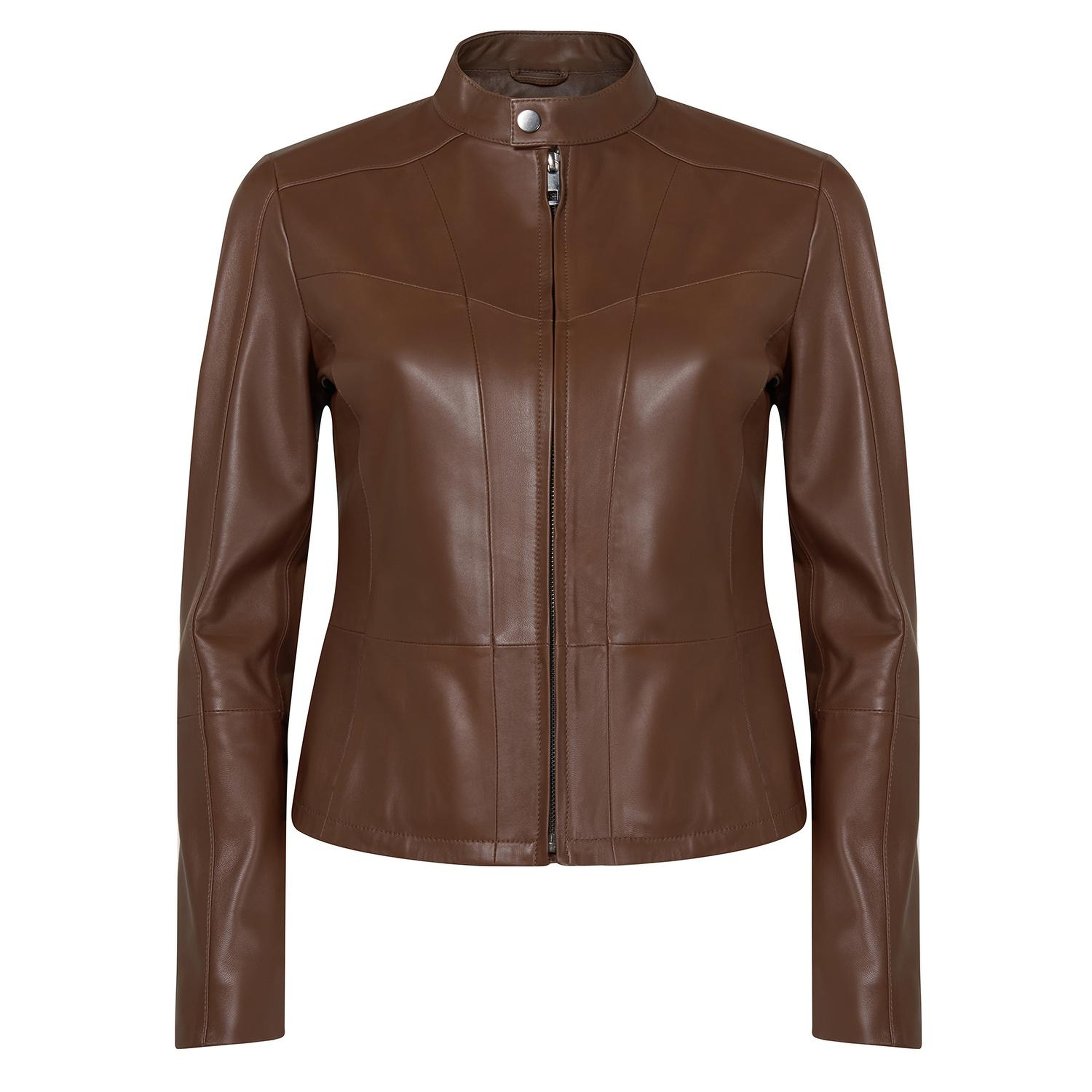 Kalle Taba Kadın Deri Ceket