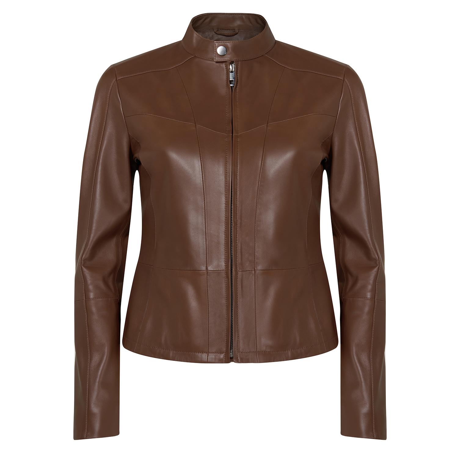 Kalle Taba Kadın Deri Ceket