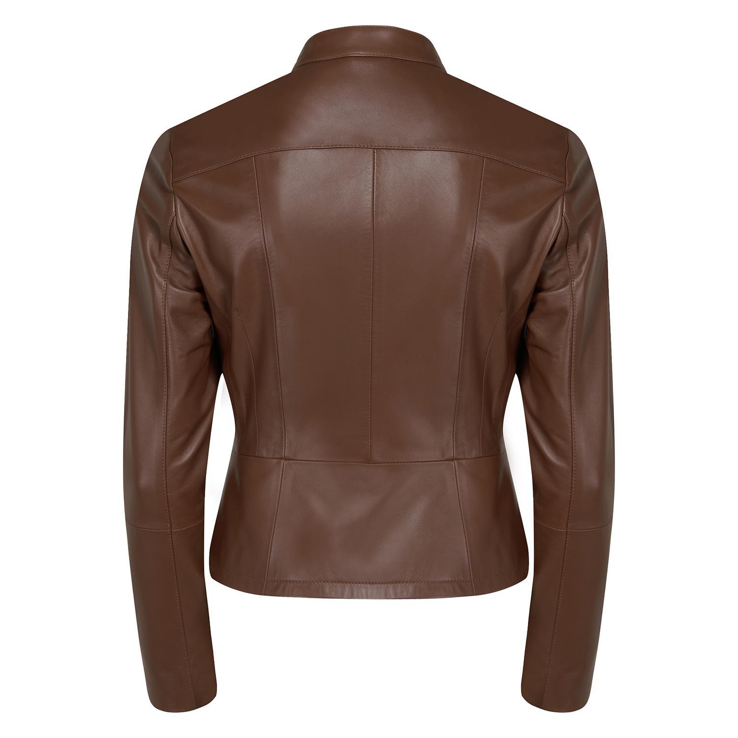 Kalle Taba Kadın Deri Ceket