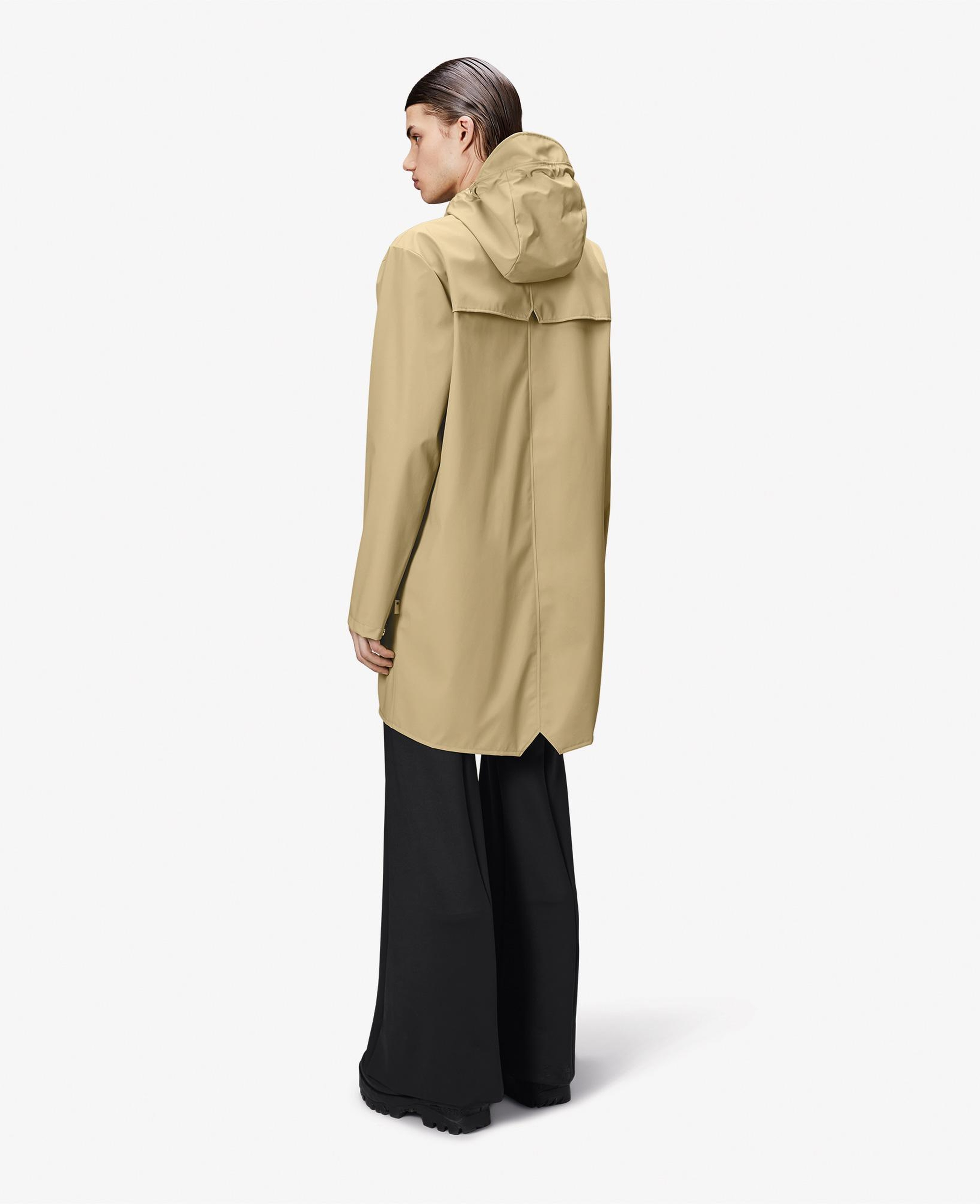 Rains Long Unisex Bej Yağmurluk