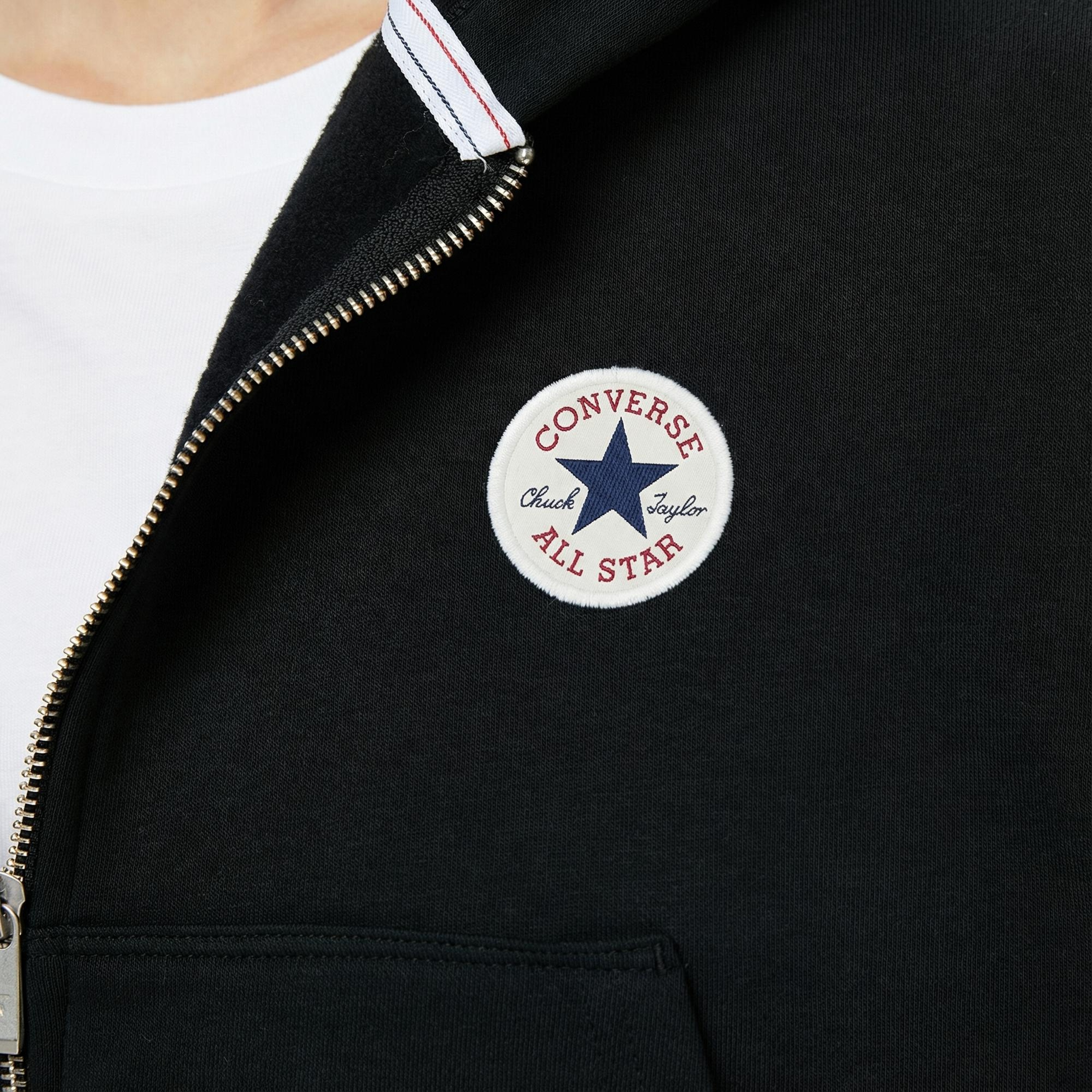 Converse Kadın Siyah Hoodie