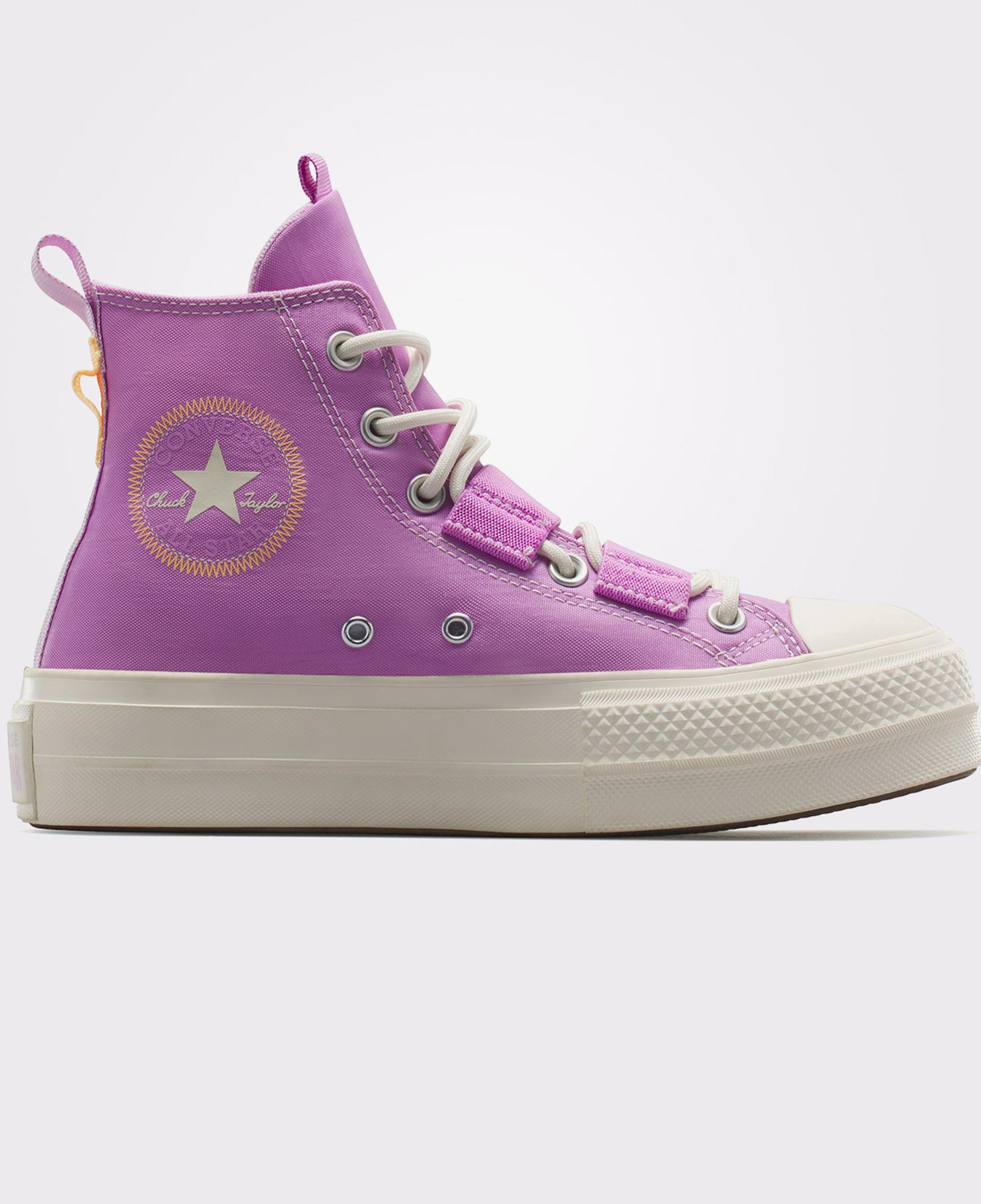 Converse Chuck Taylor All Star Lift Kadın Lila Platform Sneaker