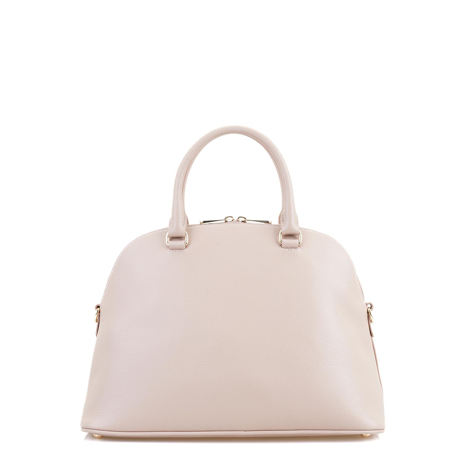 Khushi Krem Kadın Deri El Çantası