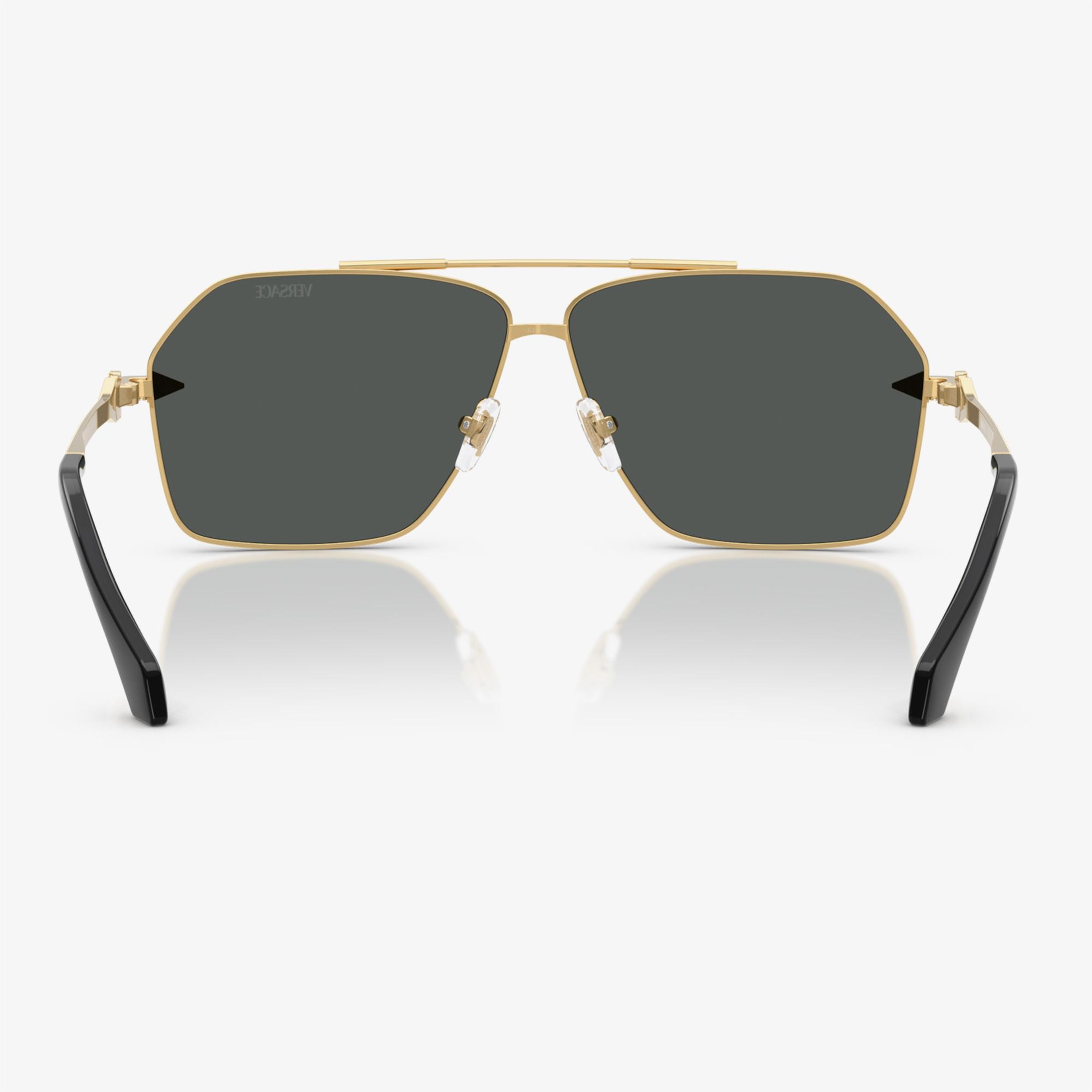 Versace VE2284 Erkek Altın Rengi Güneş Gözlüğü