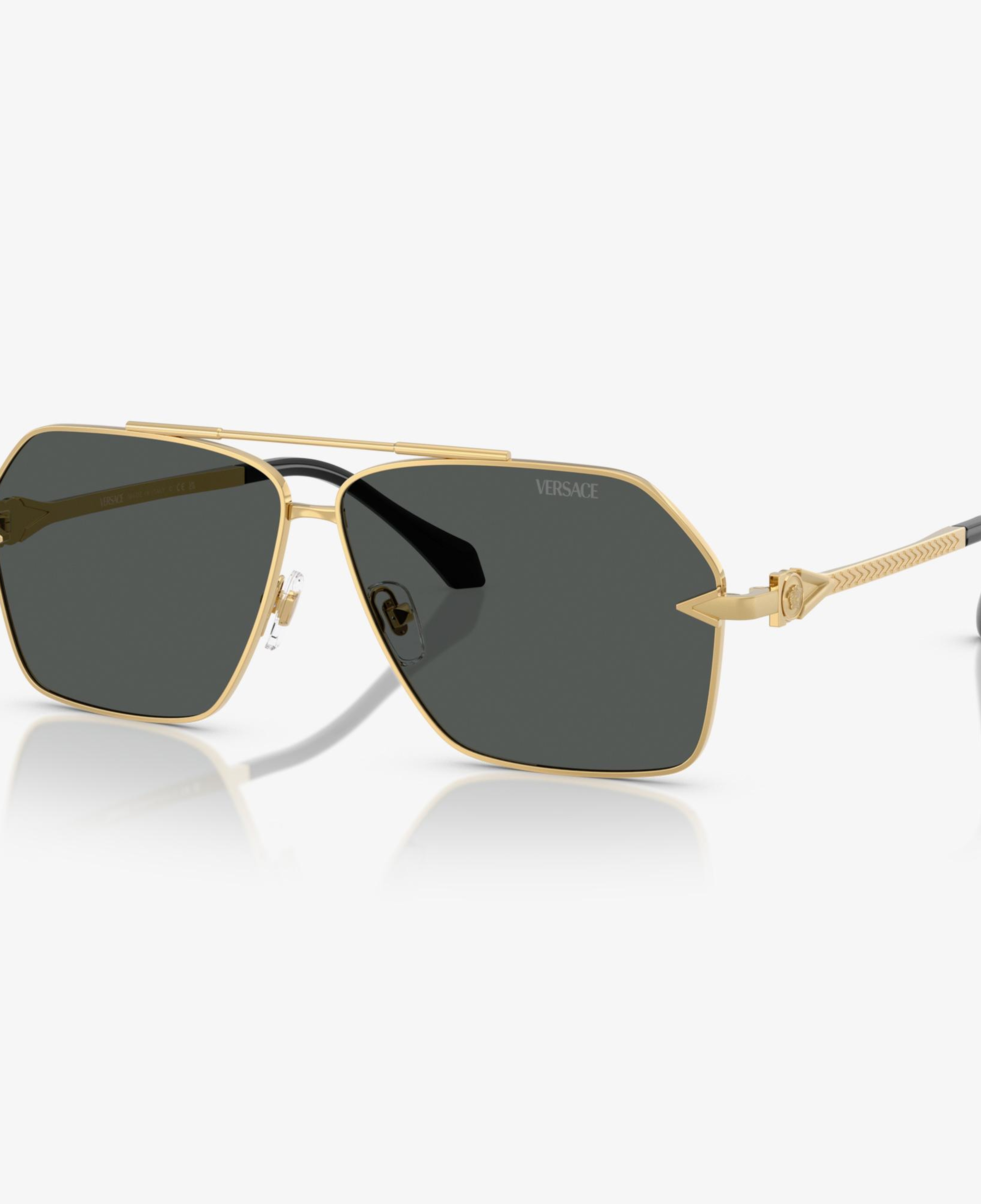 Versace VE2284 Erkek Altın Rengi Güneş Gözlüğü