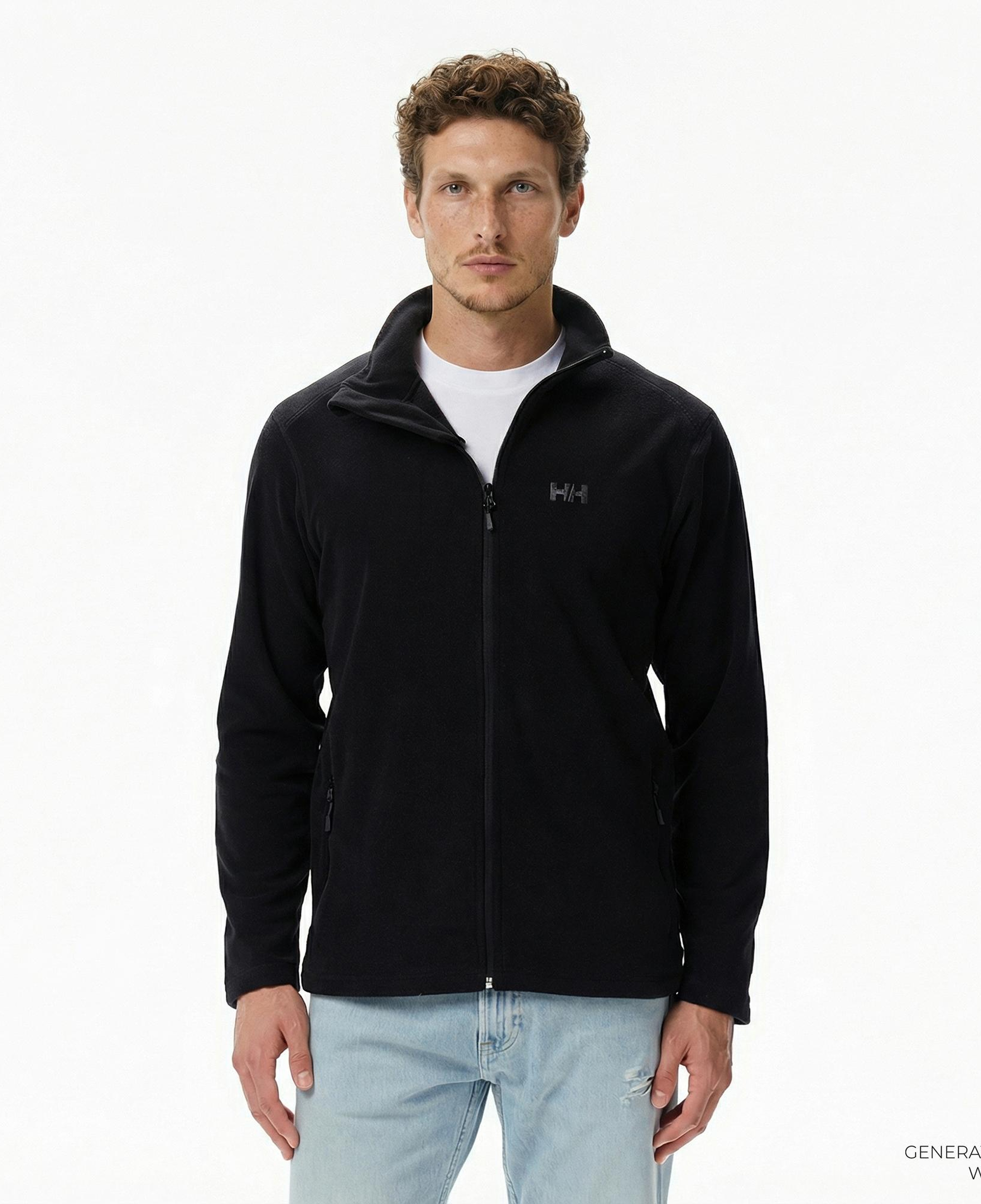 Helly Hansen Fullzip Polar Erkek Siyah Ceket