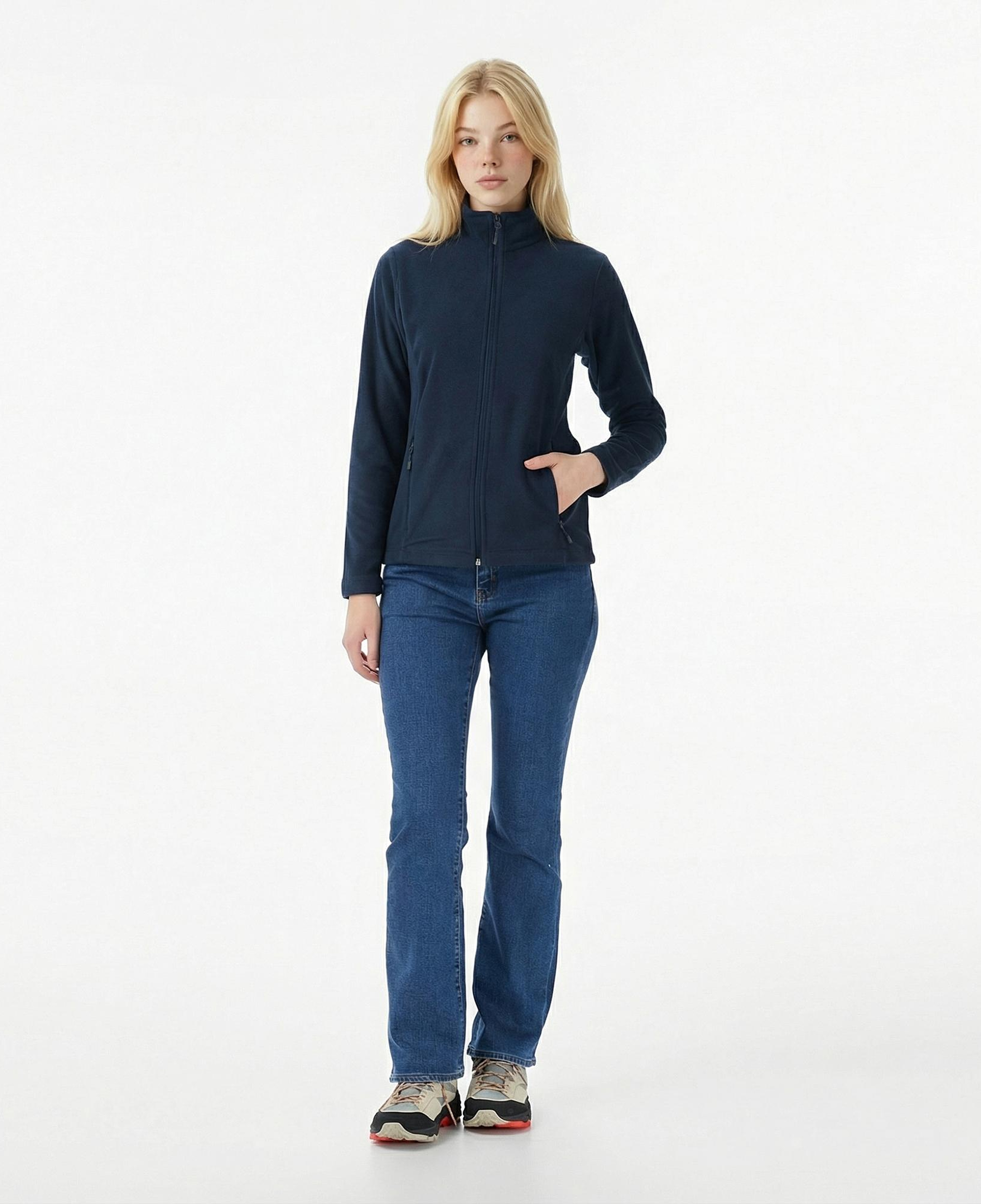 Helly Hansen Fullzip Polar Kadın Lacivert Ceket
