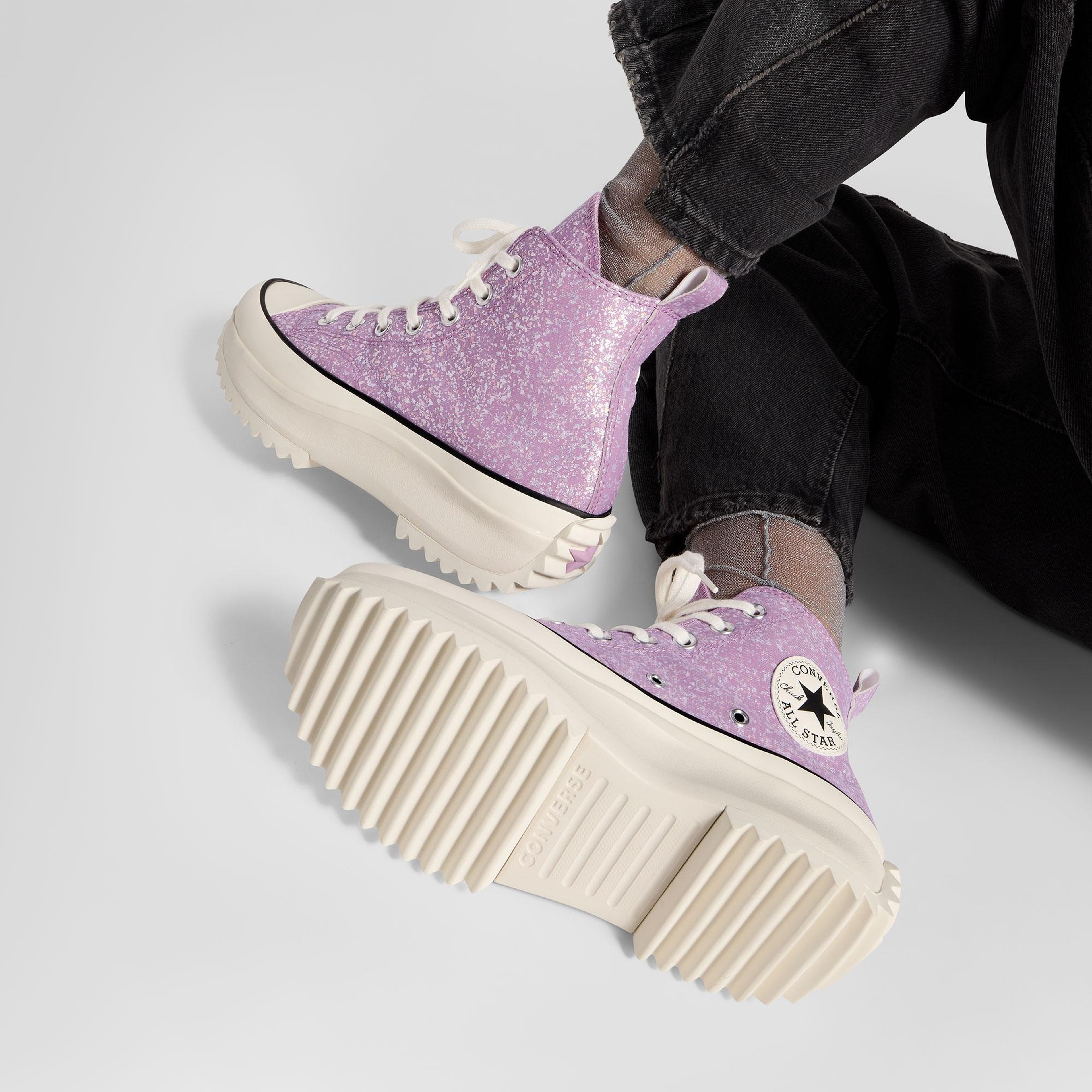 Converse Run Star Hike Unisex Mor Platform Sneaker