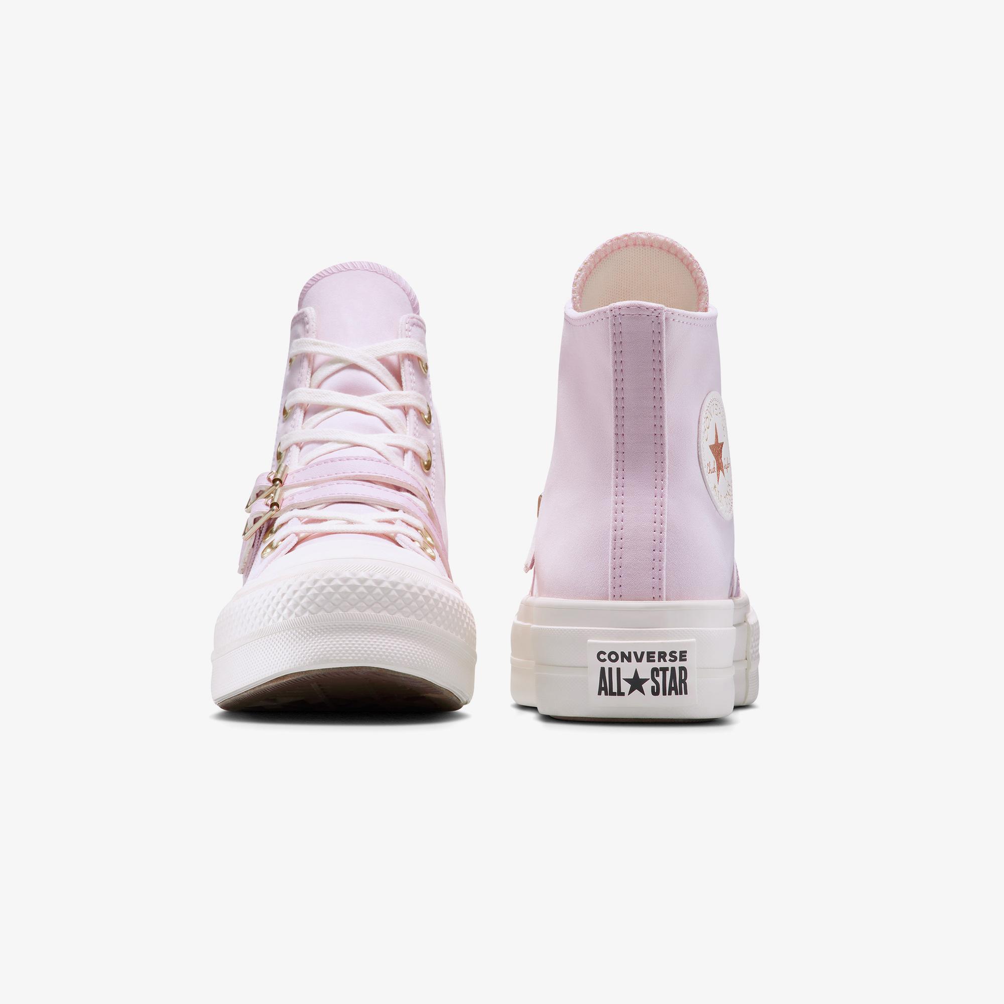 Converse Chuck Taylor All Star Lift Platform Buckle Unisex Pembe Sneaker