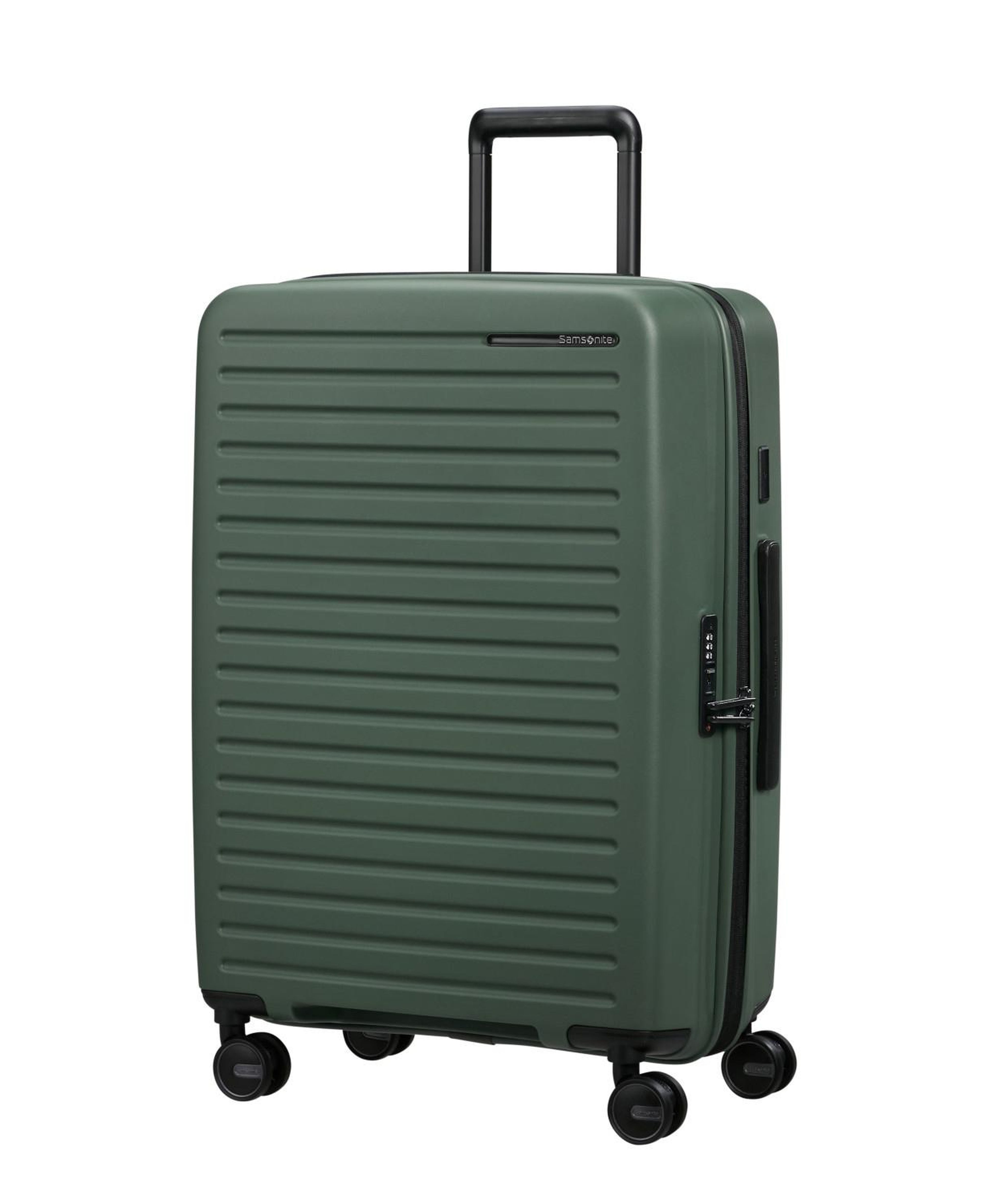 Samsonite Koyu Yeşil Restackd - Körüklü 68/25 Orta Boy Valiz
