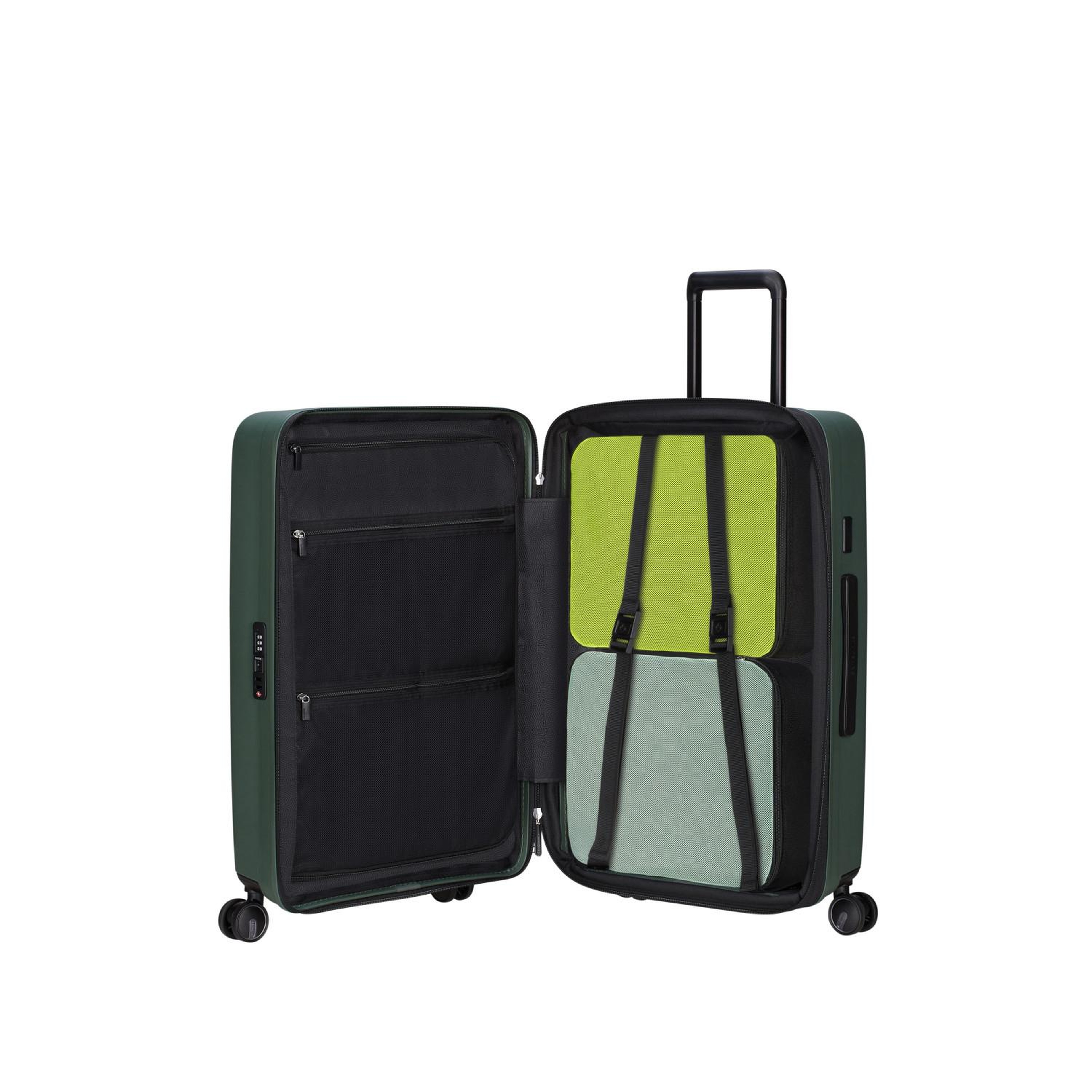 Samsonite Koyu Yeşil Restackd - Körüklü 68/25 Orta Boy Valiz