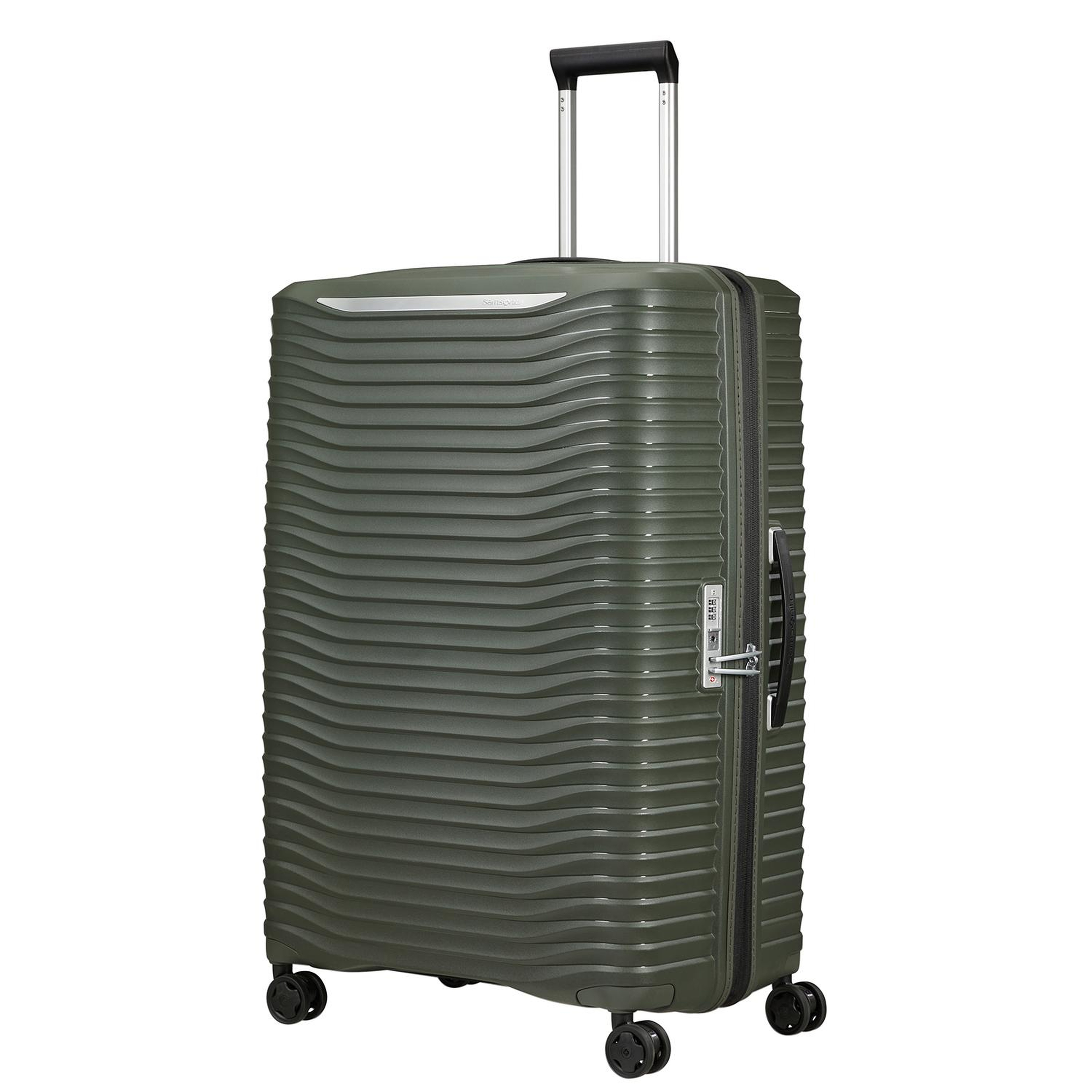 Samsonite Yeşil Upscape Spinner Körüklü 81/30 Ekstra Büyük Boy Valiz