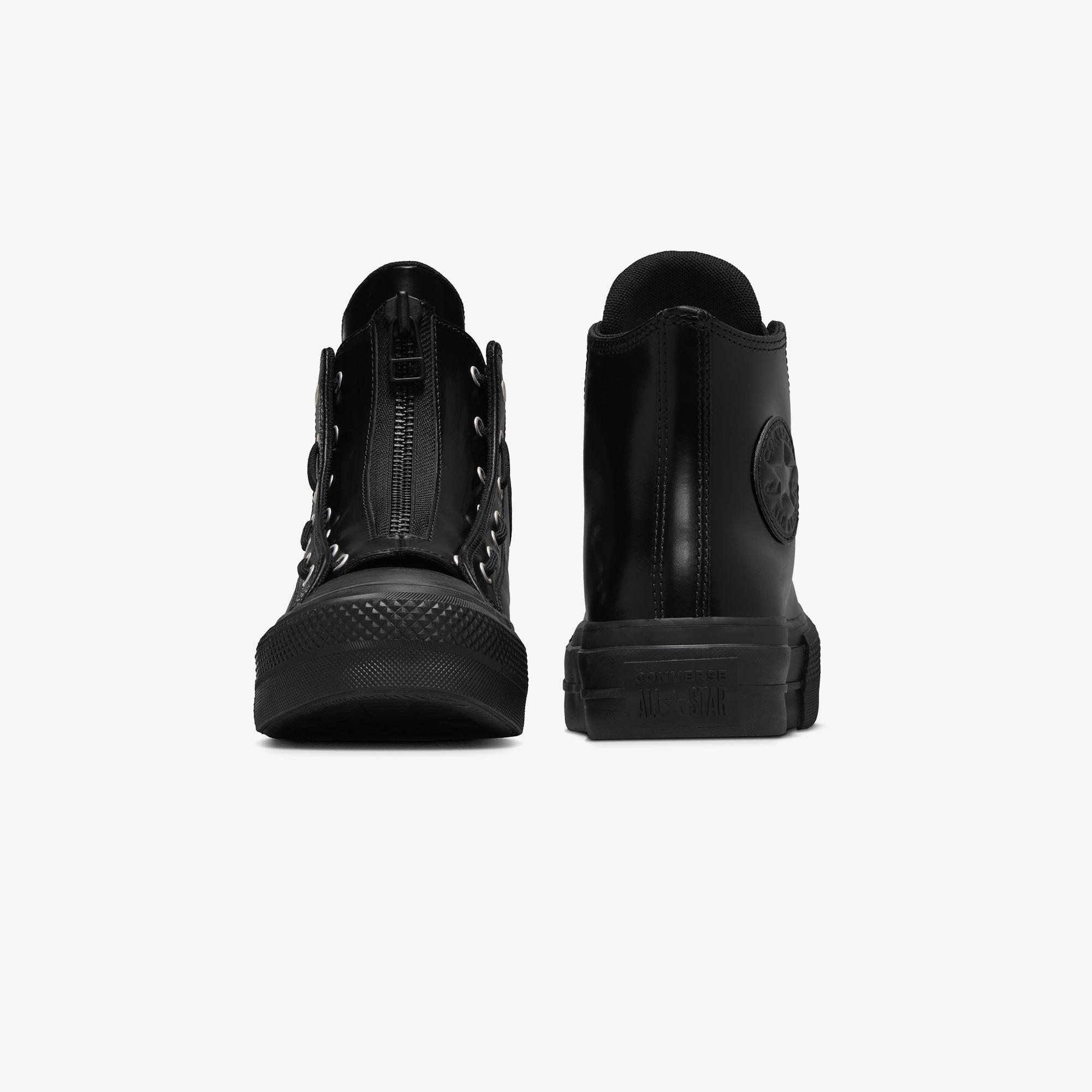 Converse Chuck Taylor All Star Lift Kadın Siyah Deri Bot