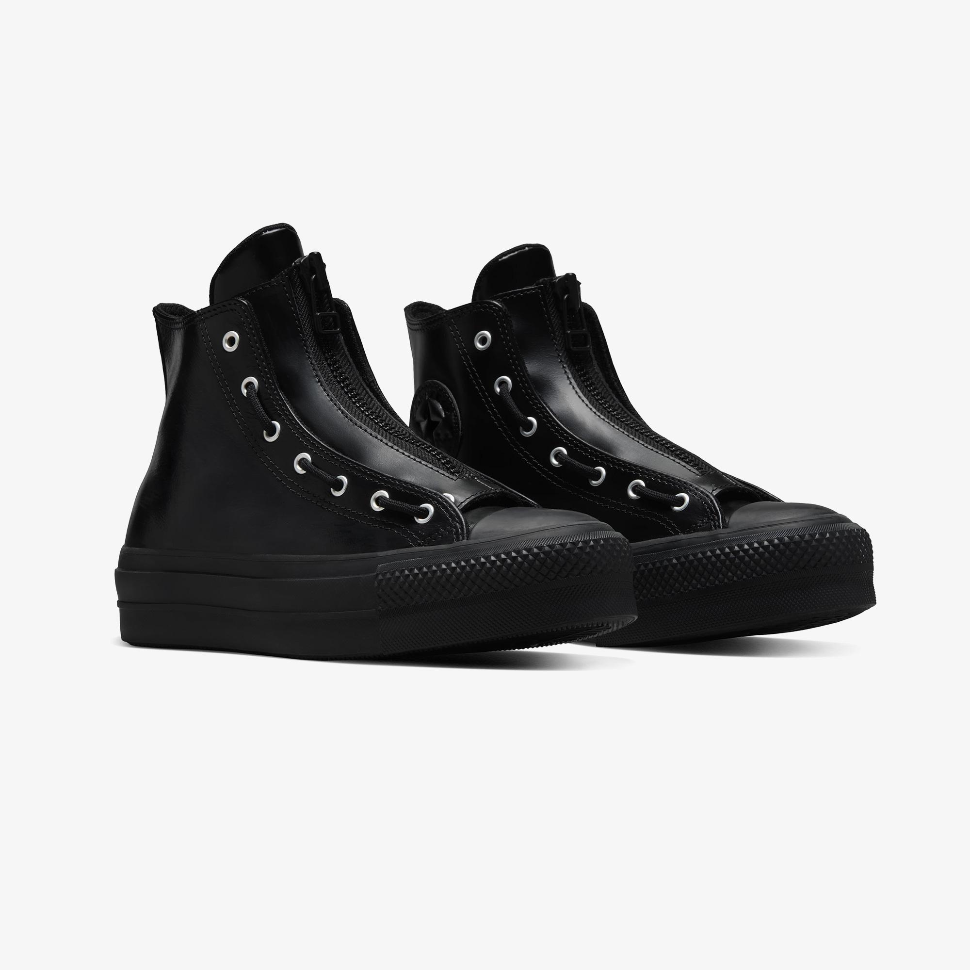 Converse Chuck Taylor All Star Lift Kadın Siyah Deri Bot