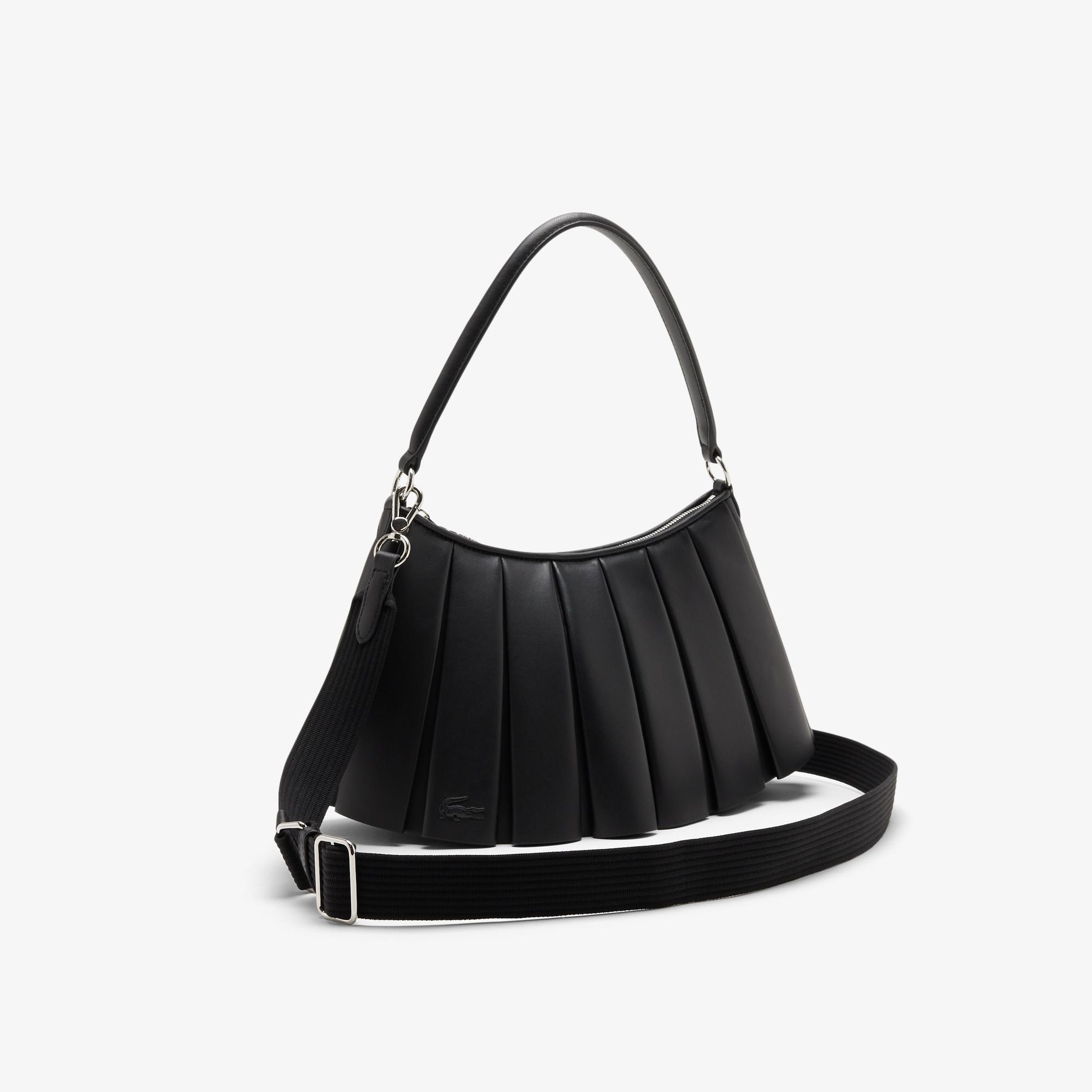 Lacoste Medium Lenglen Kadın Siyah Omuz Çantası