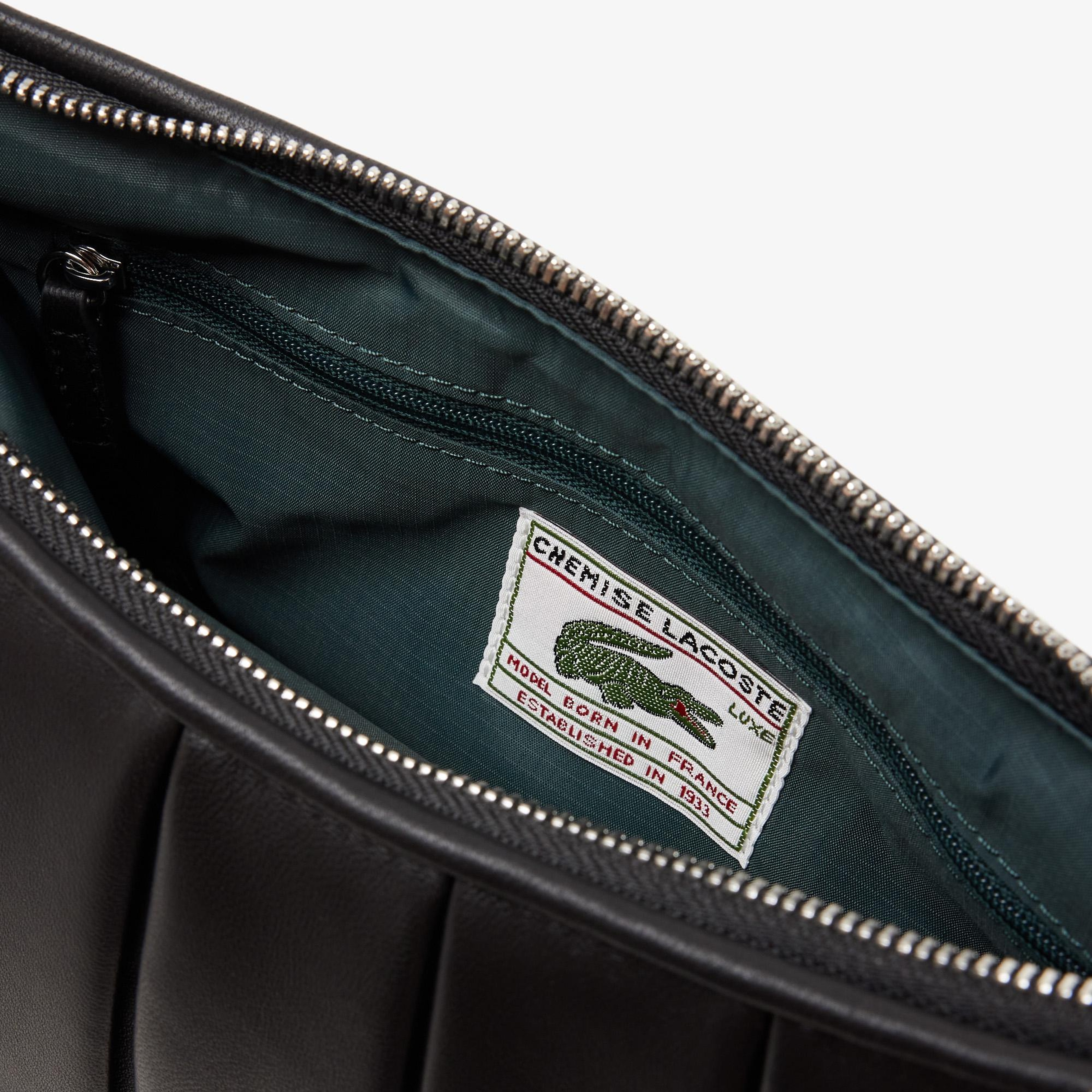 Lacoste Medium Lenglen Kadın Siyah Omuz Çantası