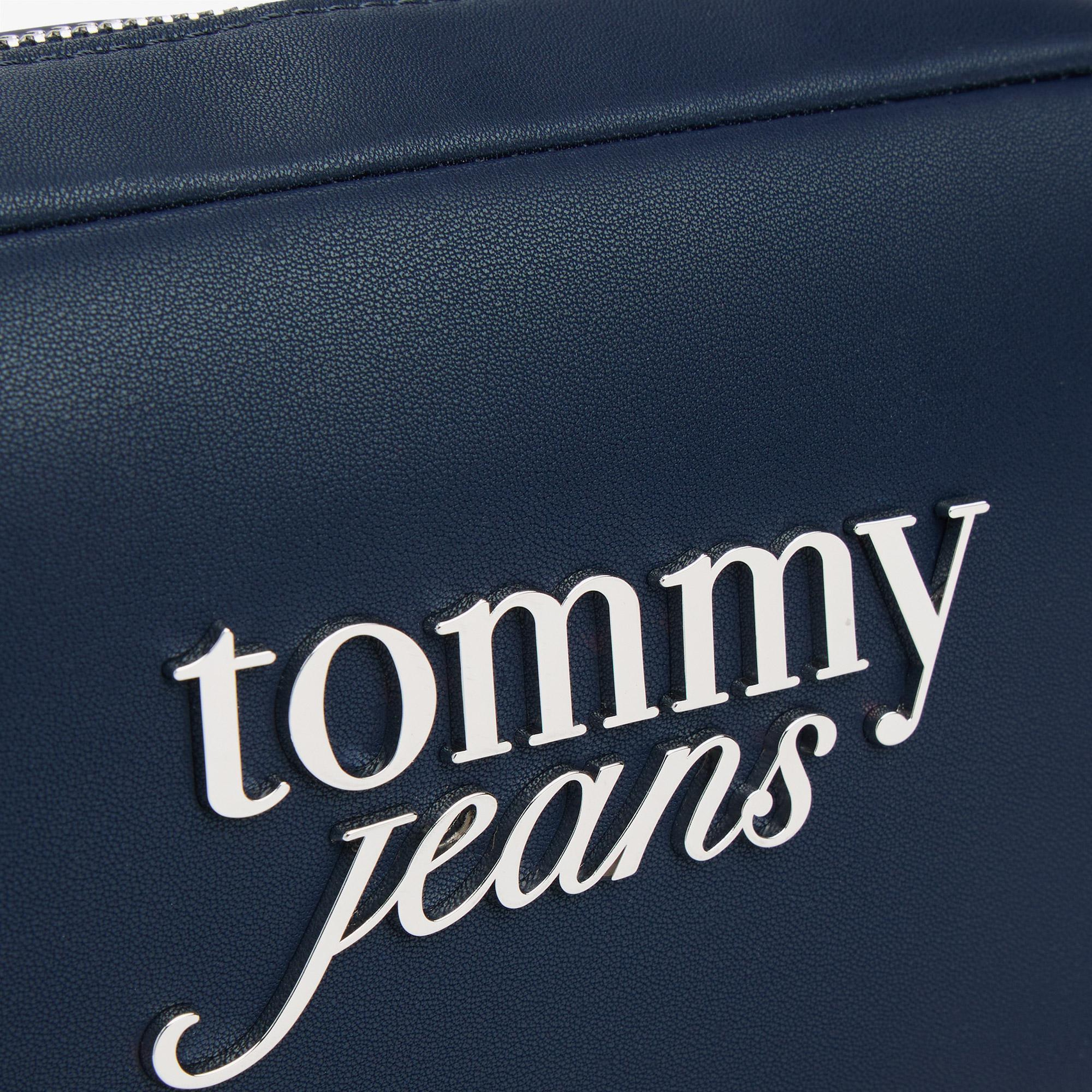 Tommy Jeans Bold Script Kadın Mavi Omuz Çantası