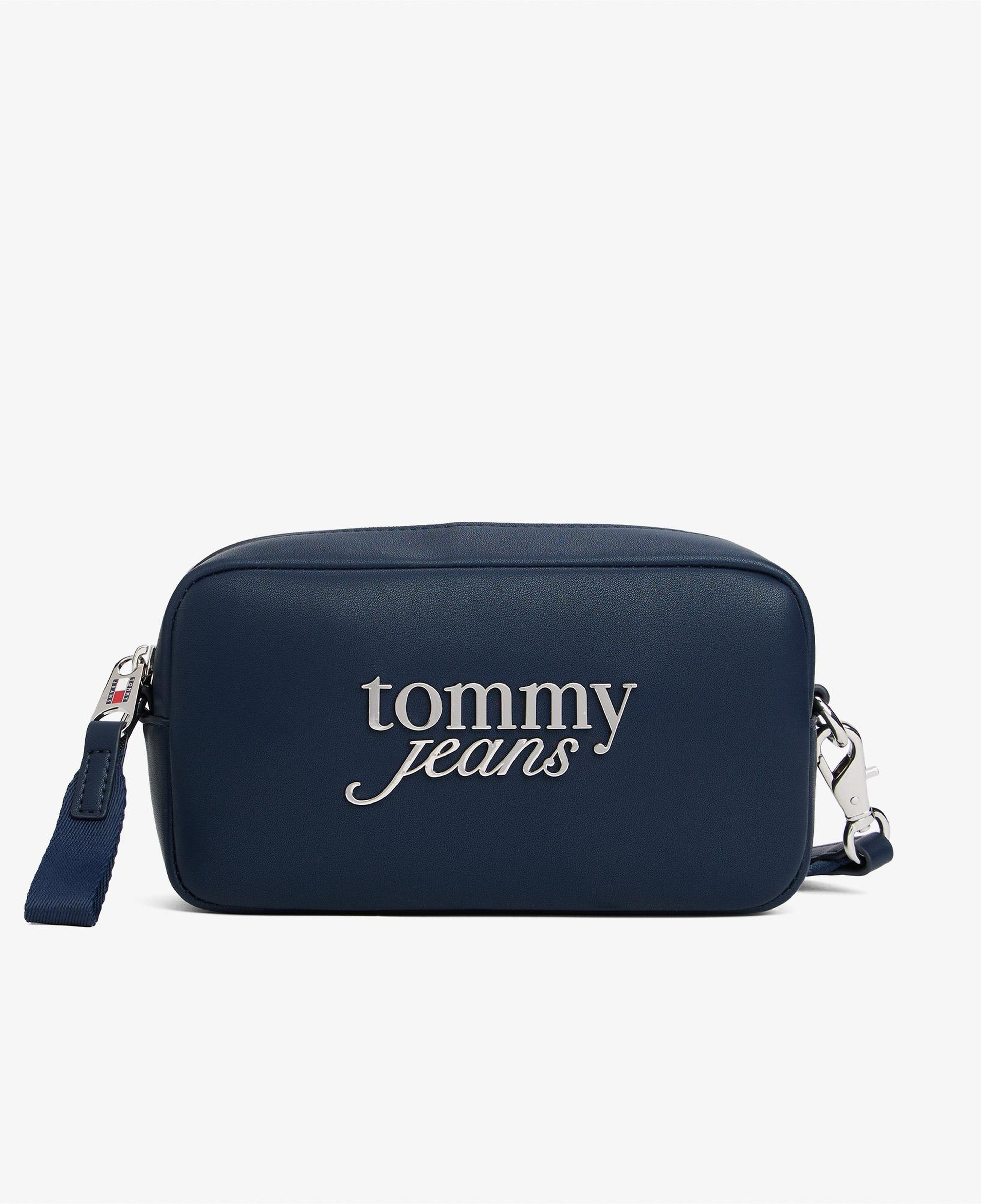 Tommy Jeans Bold Script Kadın Mavi Omuz Çantası