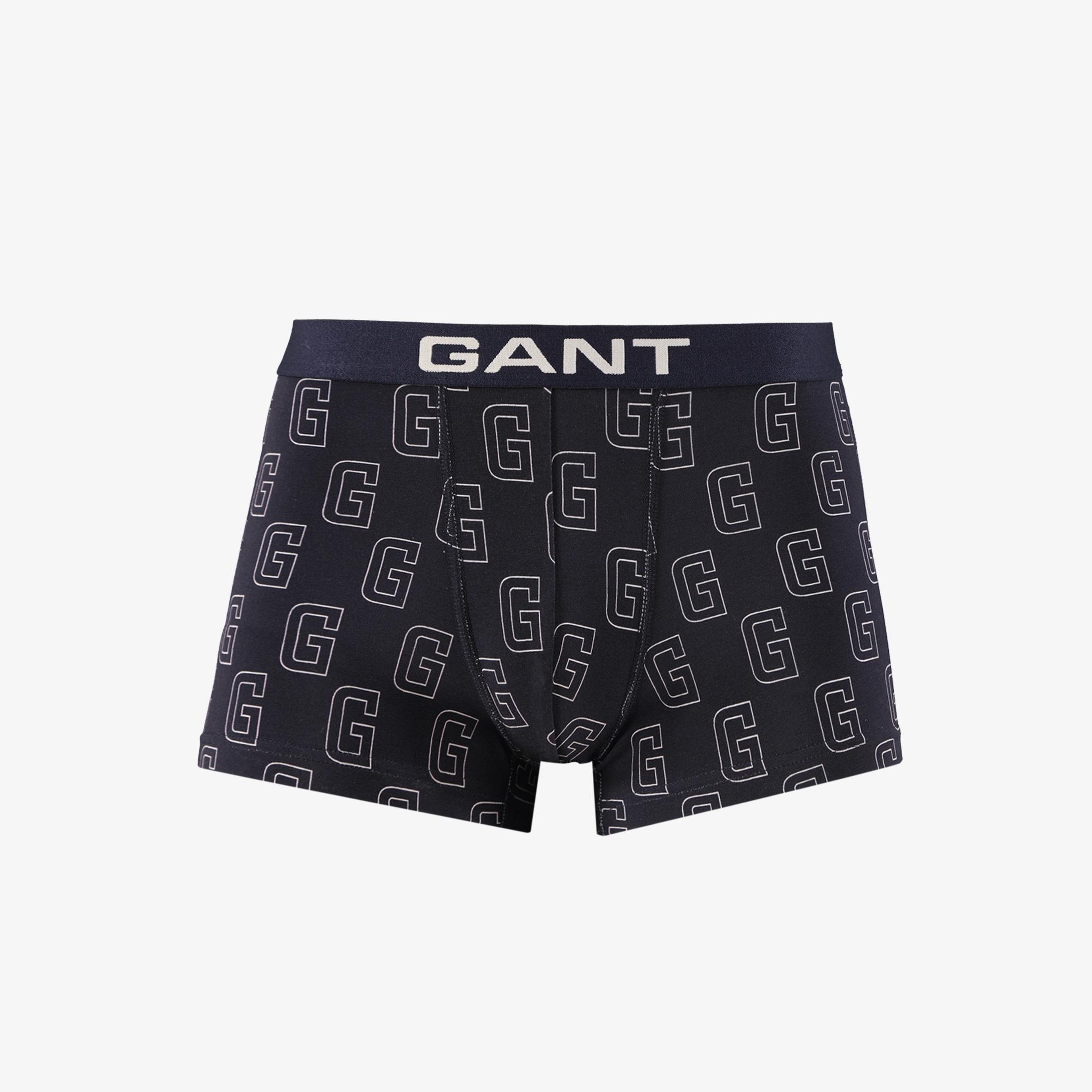 GANT Erkek Lacivert Logolu 3'lü Boxer