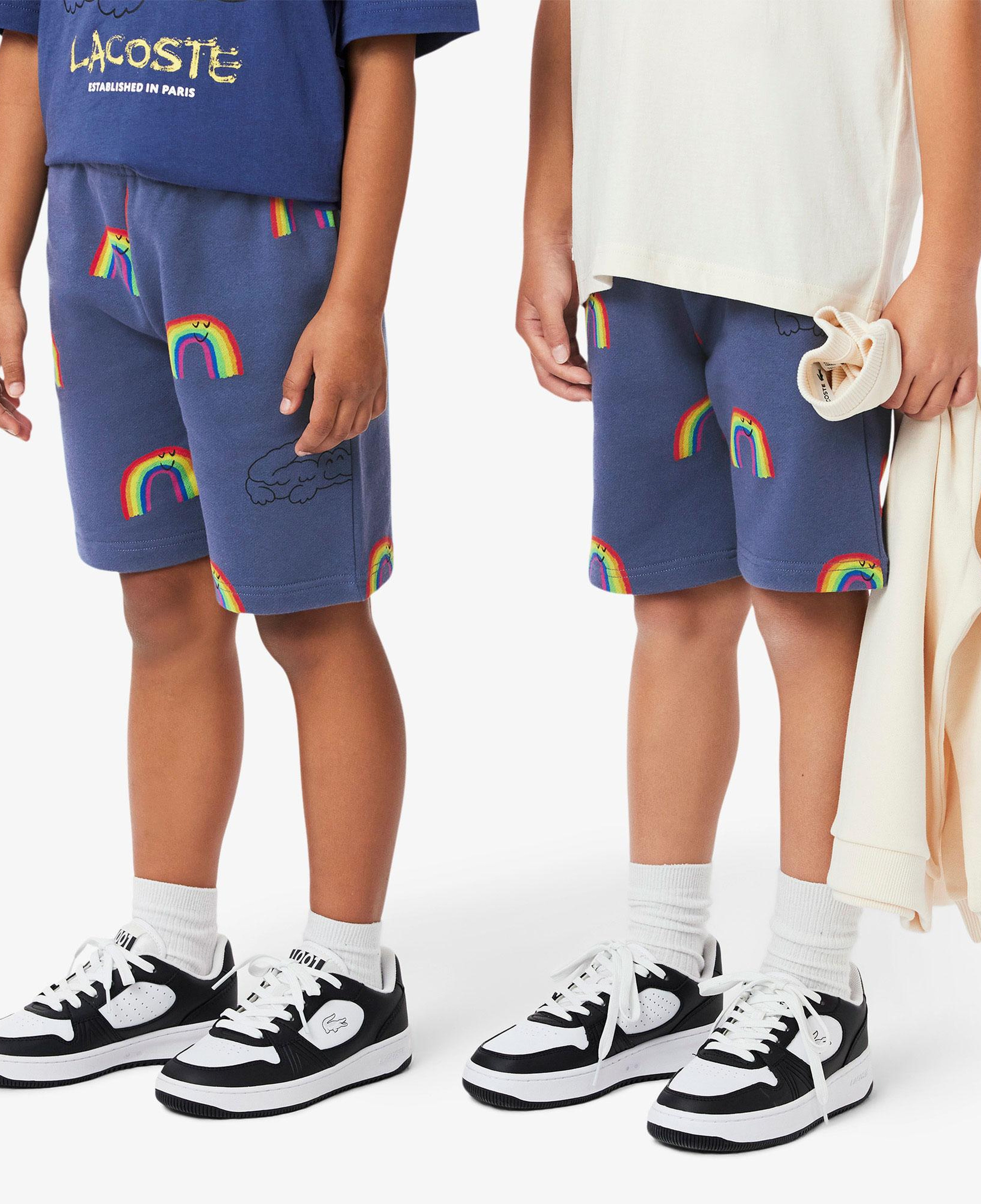 Lacoste Çocuk Desenli Lacivert Şort