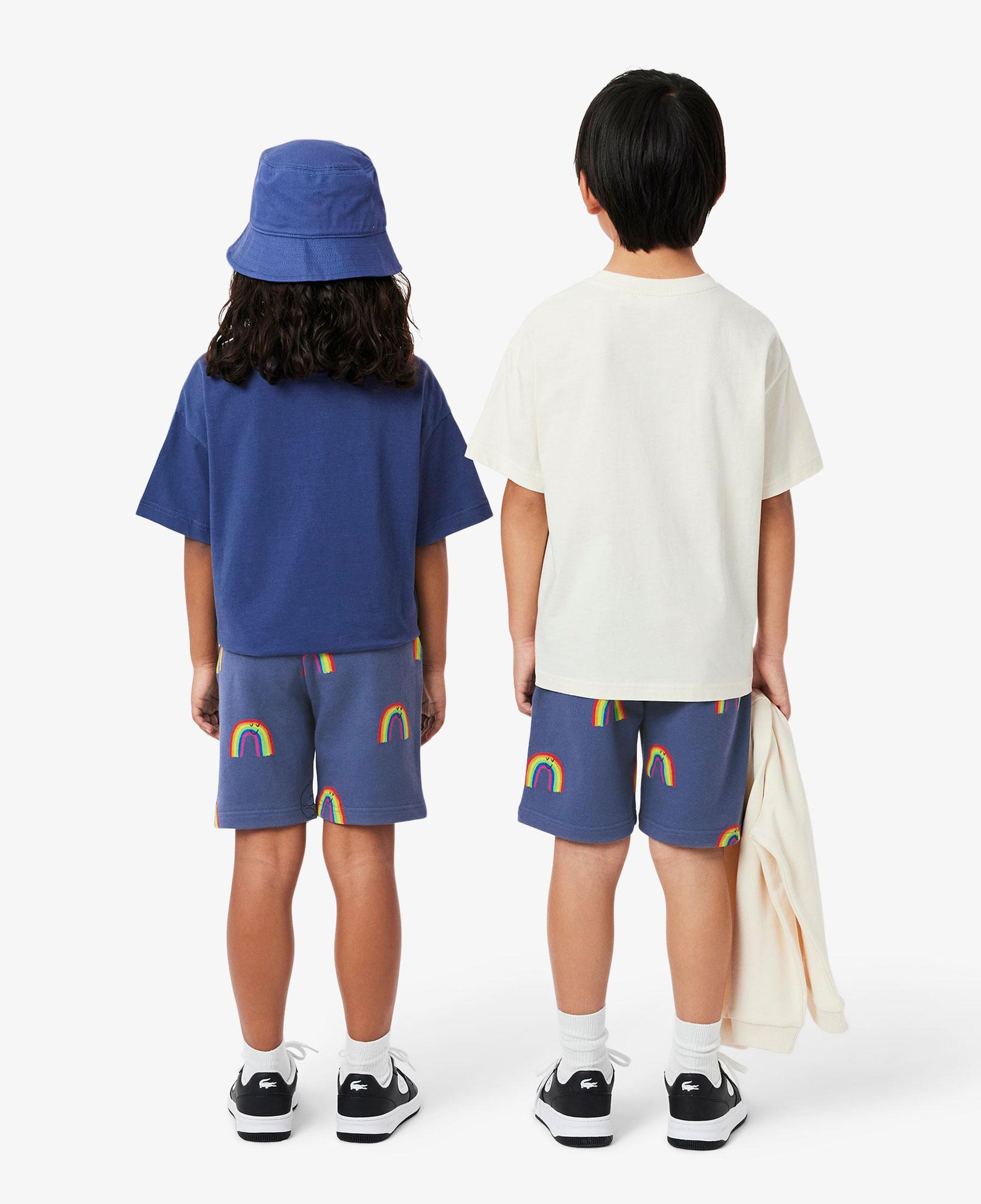 Lacoste Çocuk Desenli Lacivert Şort