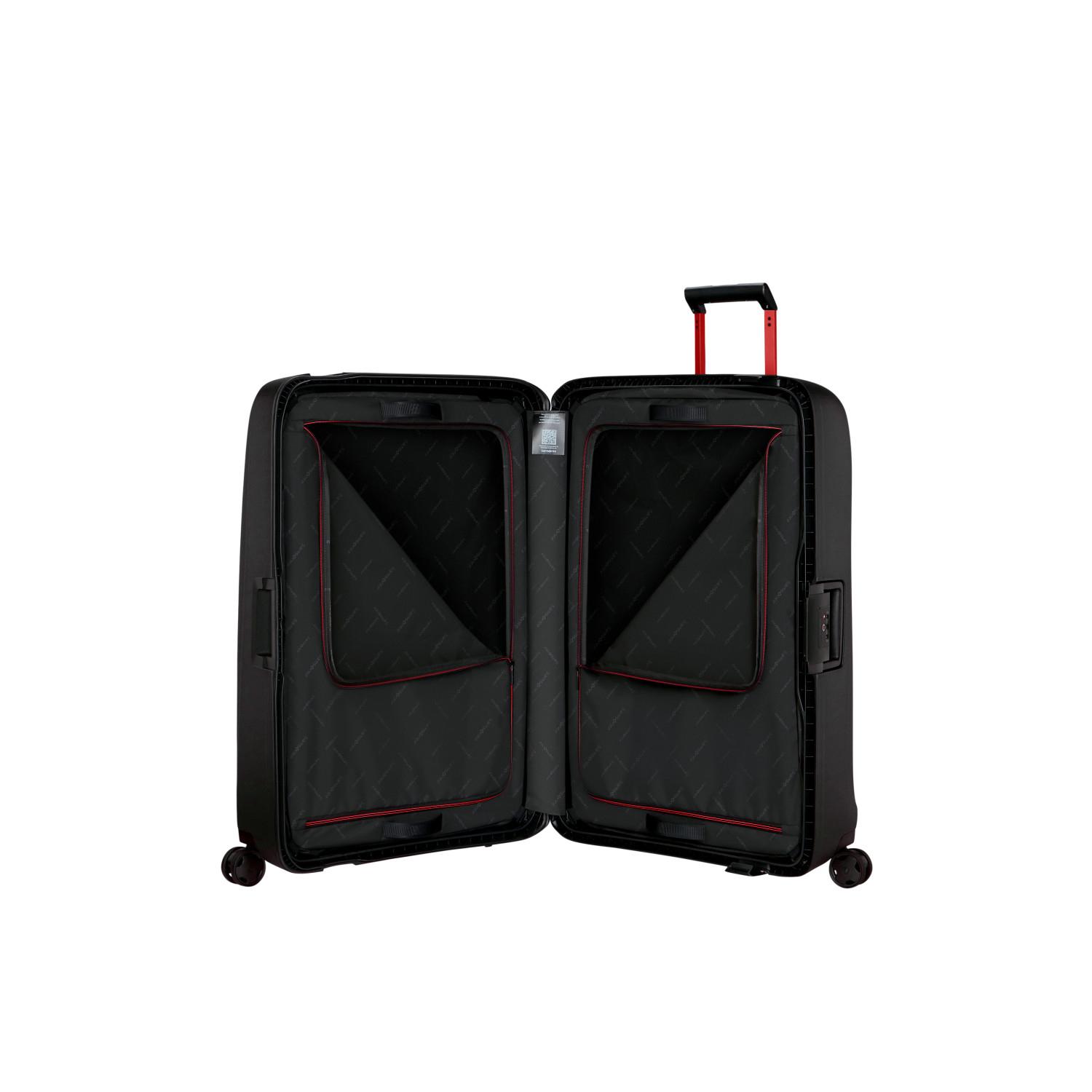 Samsonite Siyah Essens Spinner 81/30 Büyük Boy Valiz