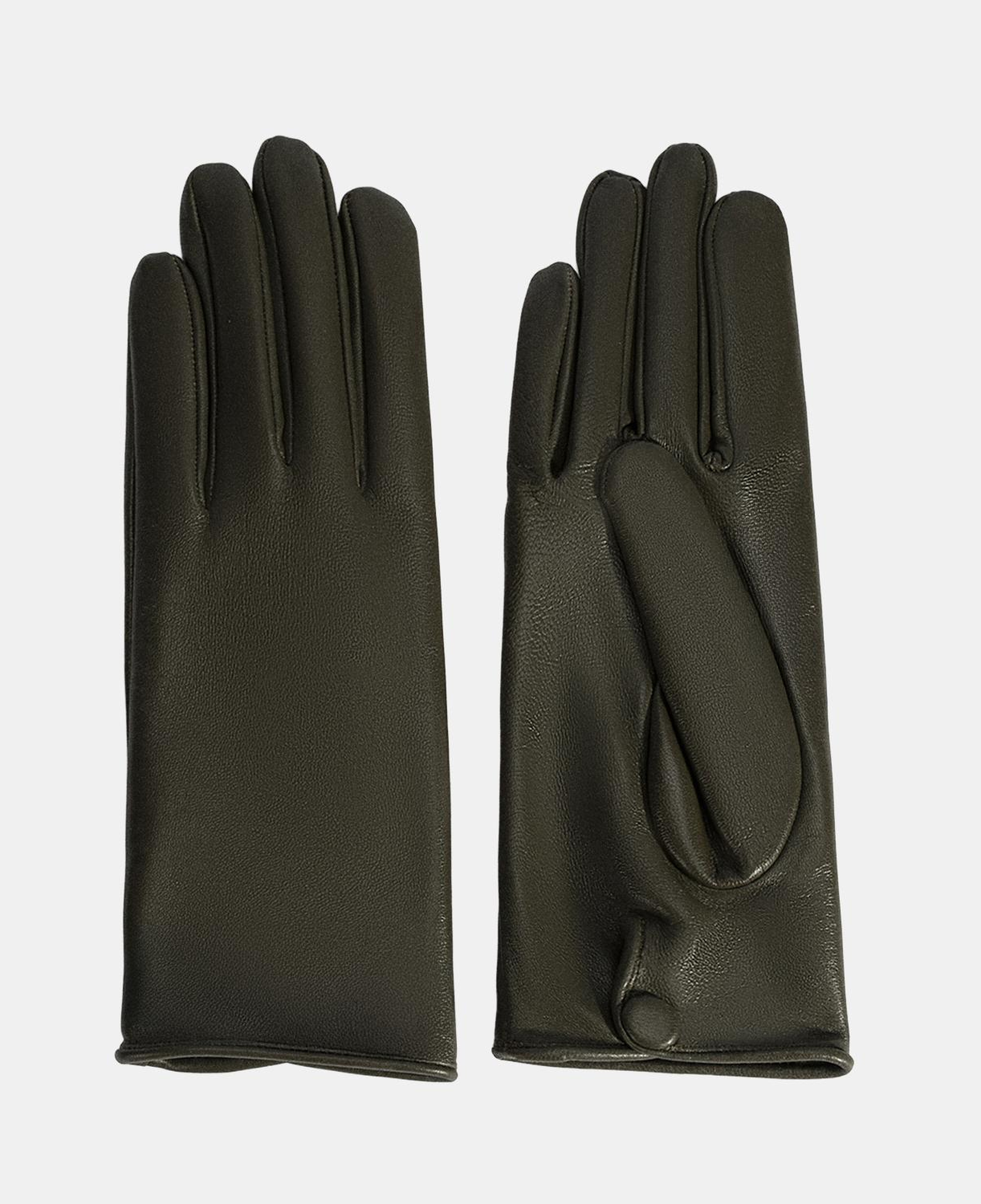 Kadın Yeşil Deri Eldiven