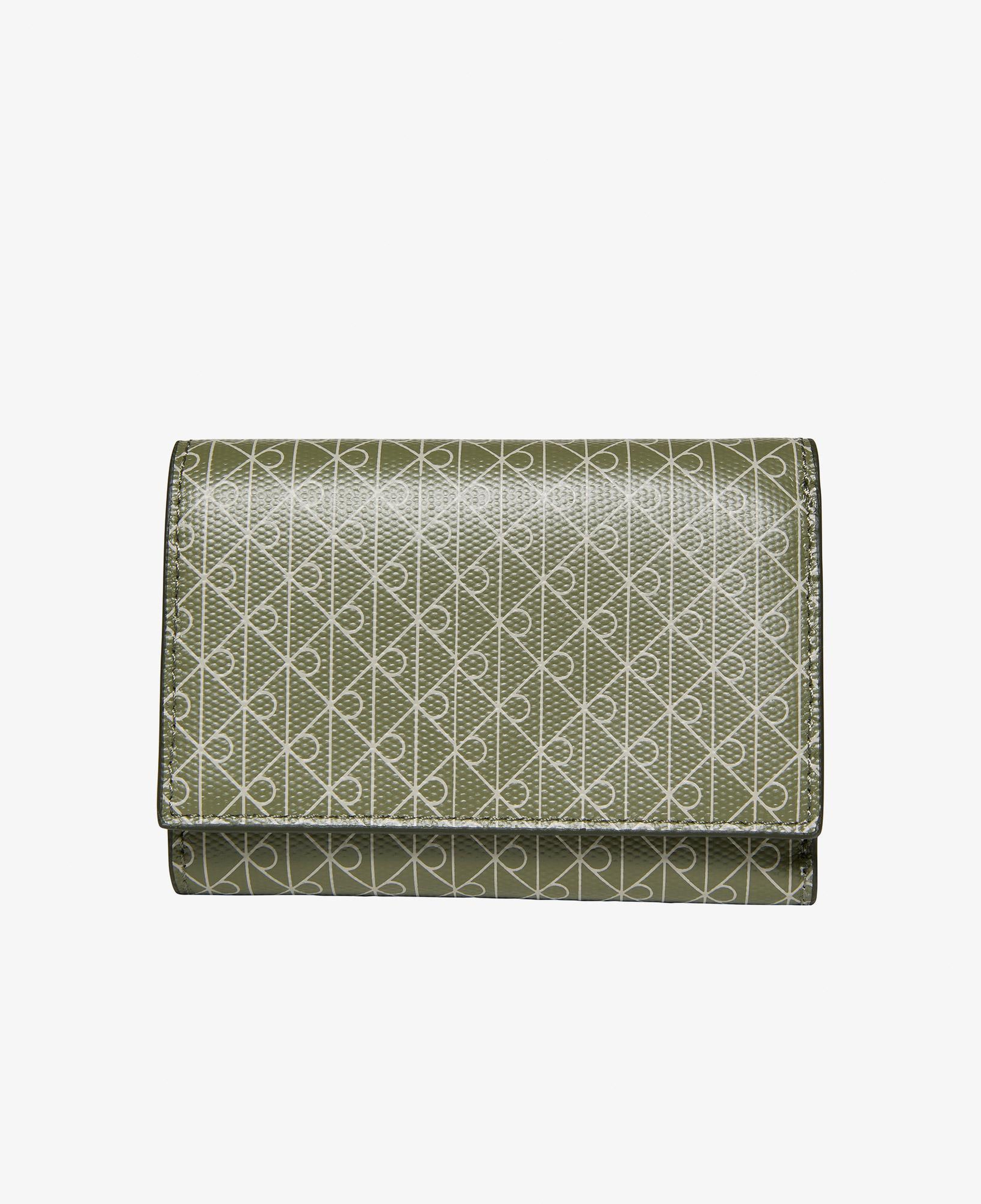 Calvin Klein Emblem Zip Pocket Kadın Yeşil Kartlık