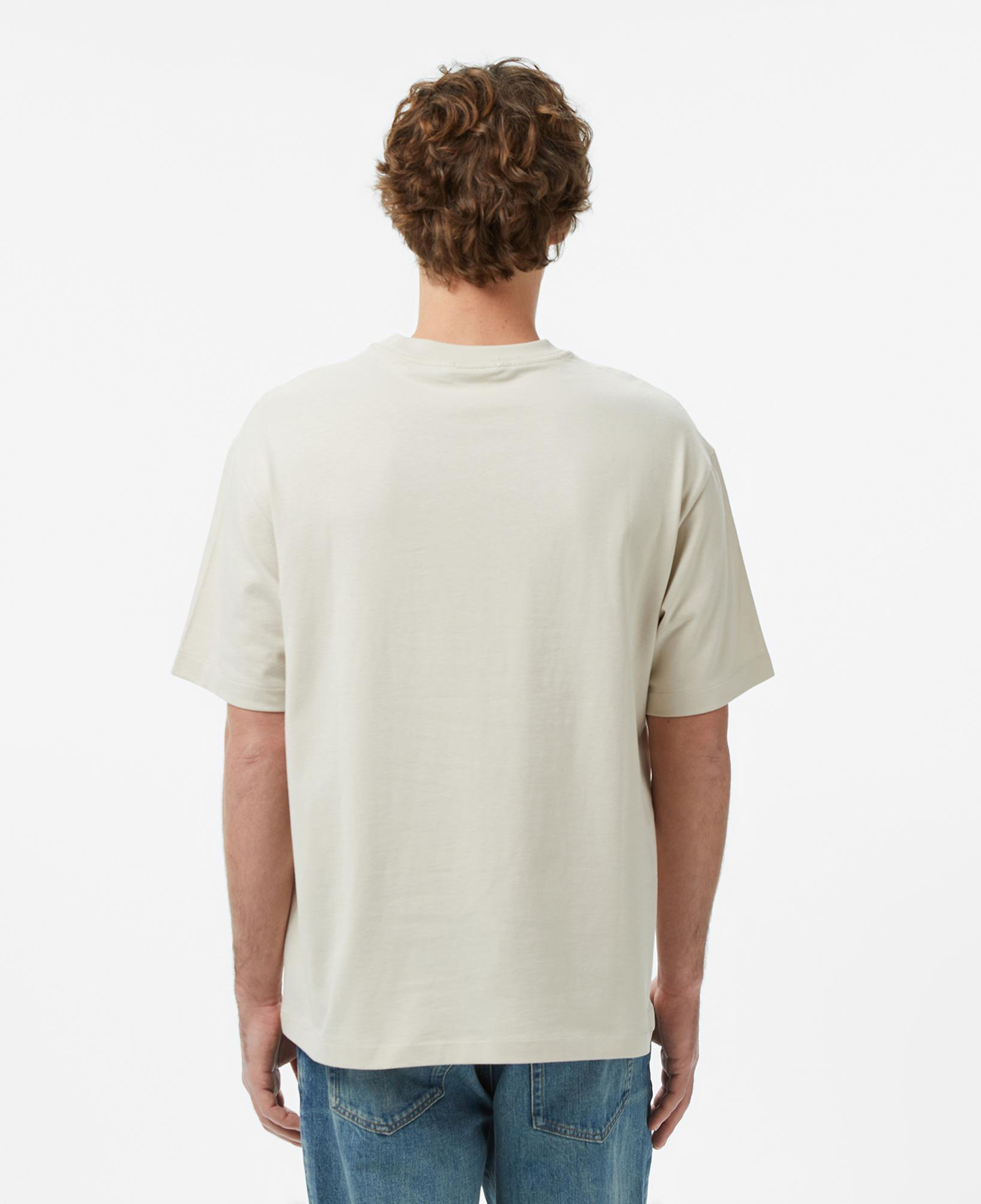 Calvin Klein Relaxed Standard Logo Crewnk Erkek Bej T-Shirt