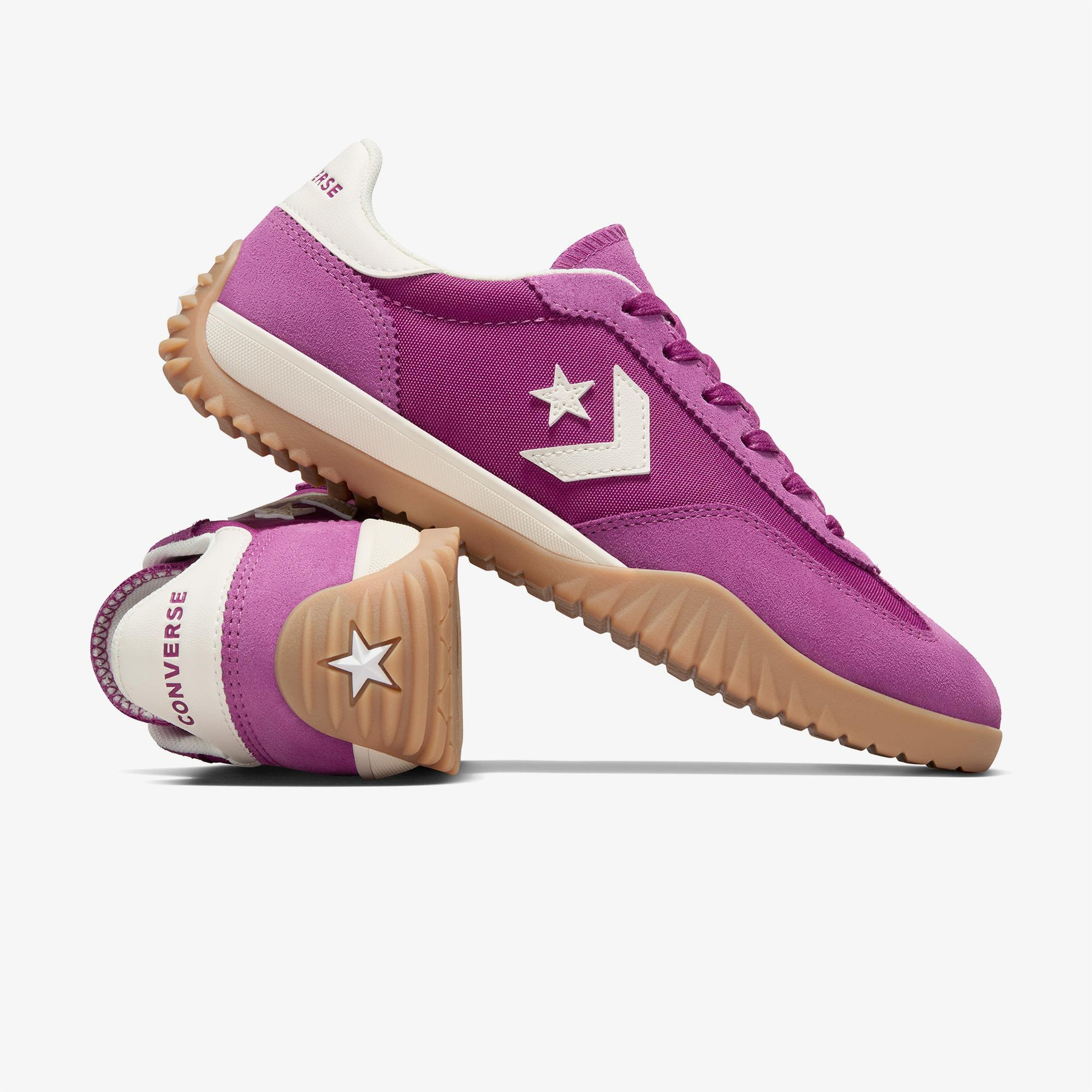 Converse Run Star Trainer Unisex Mor Süet Sneaker