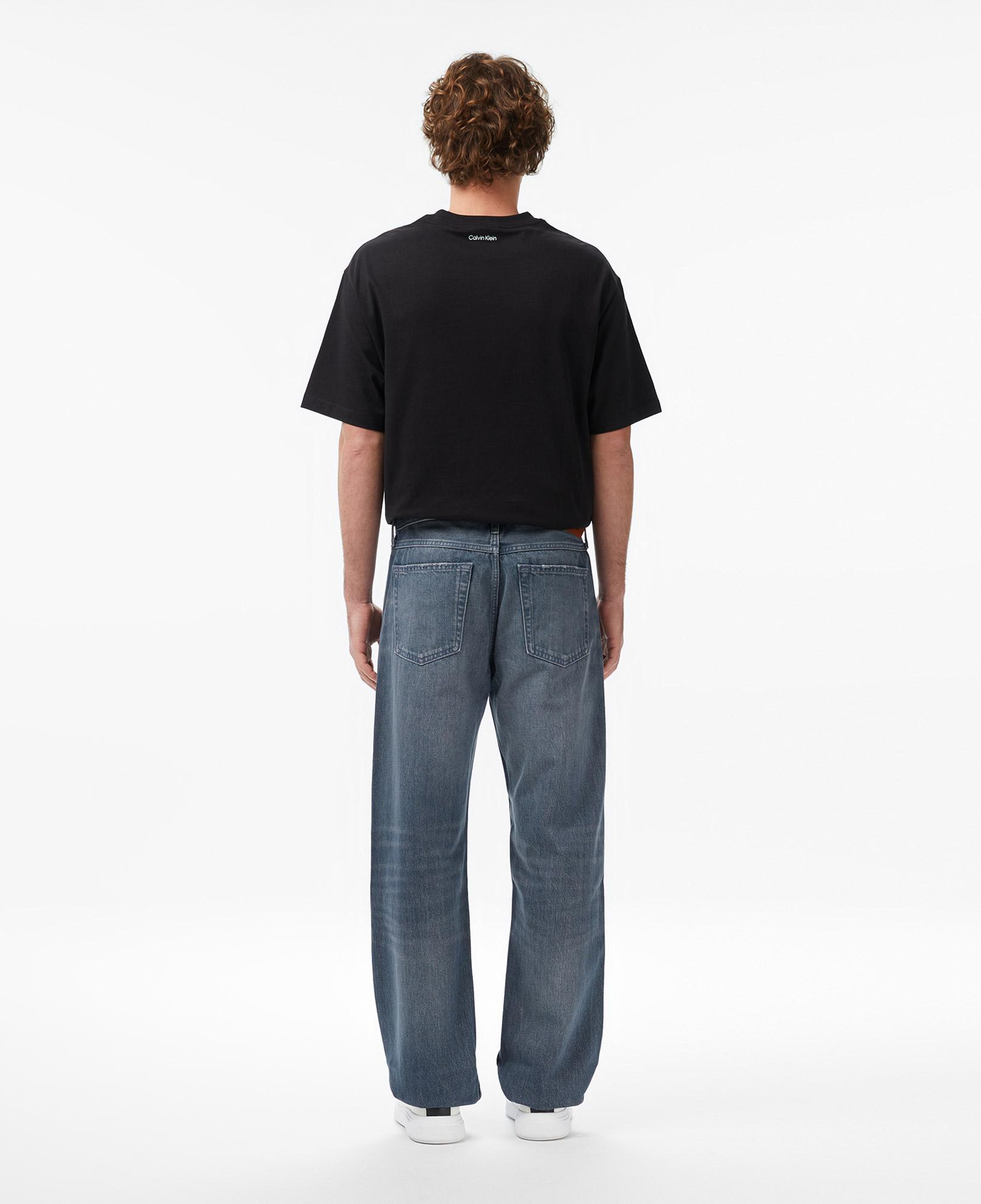 Calvin Klein 90S Straight Blue Ash Stone Erkek Gri Jean